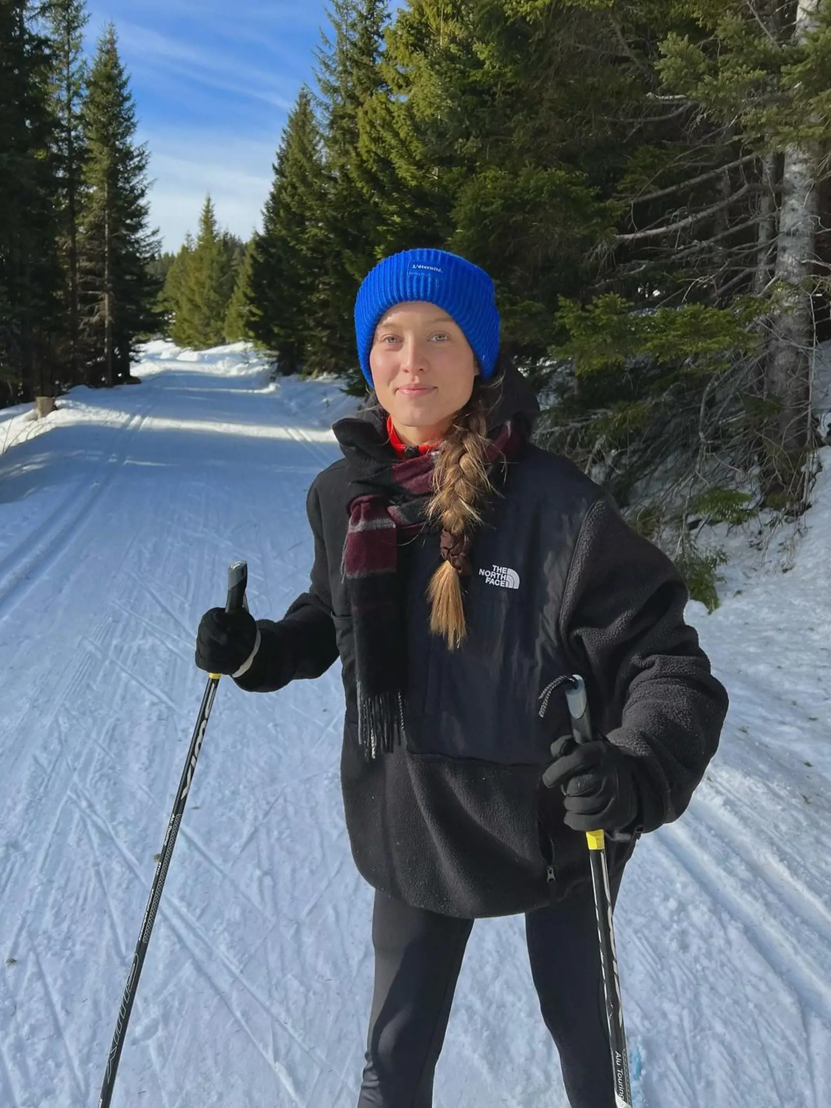 Bibiána Bardy počas tohtoročnej zimy. Dlhý vrkoč je už minulosť!