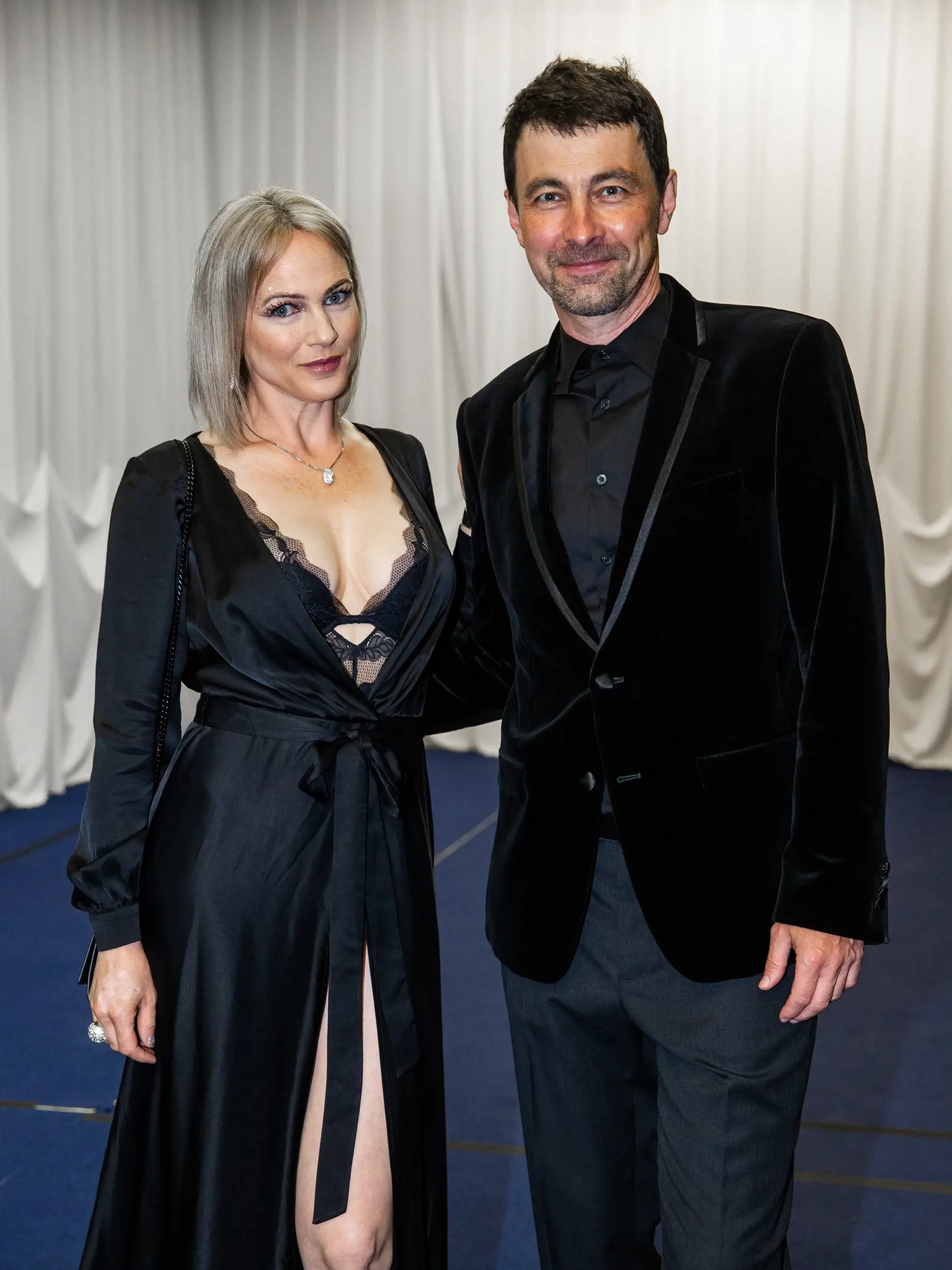 Galavečer Social Awards Slovakia "SOWA" v Bratislave. Na snímke Adriana Poláková a Daro Richter.