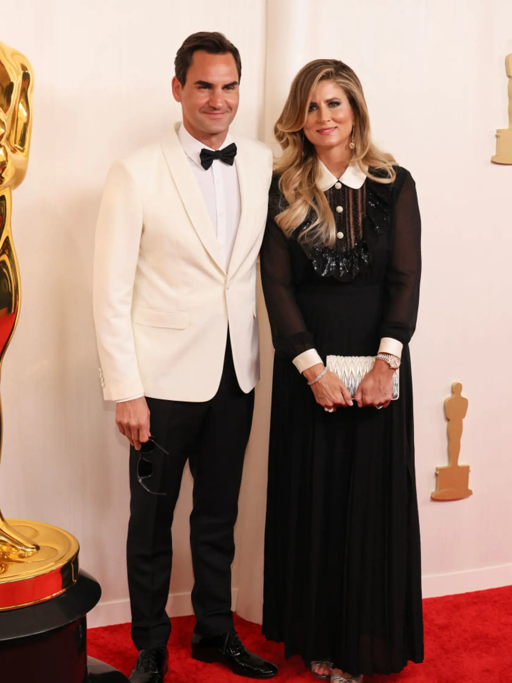 Na Oscaroch zažiarila aj Slovenka Mirka Federerová po boku svojho manžela Rogera Federera.