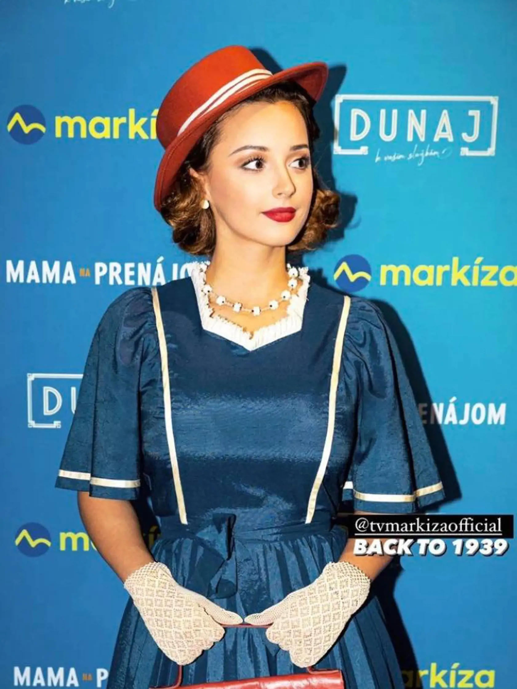 Influencerka Kika Ďurišová, ktorá promuje nový seriál Dunaj, k vašim službám.