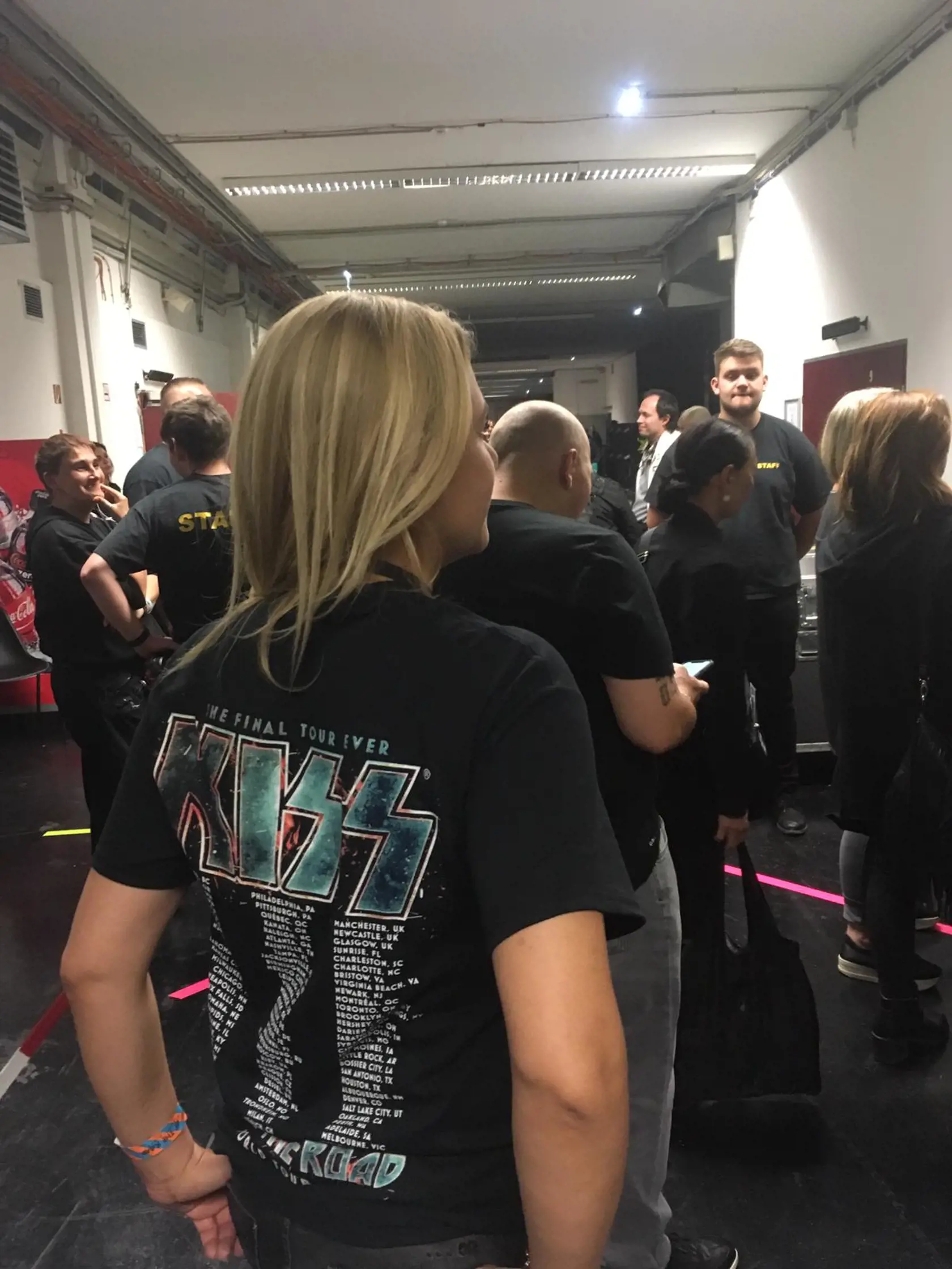 Denisa Saková na koncerte Kiss vo Viedni