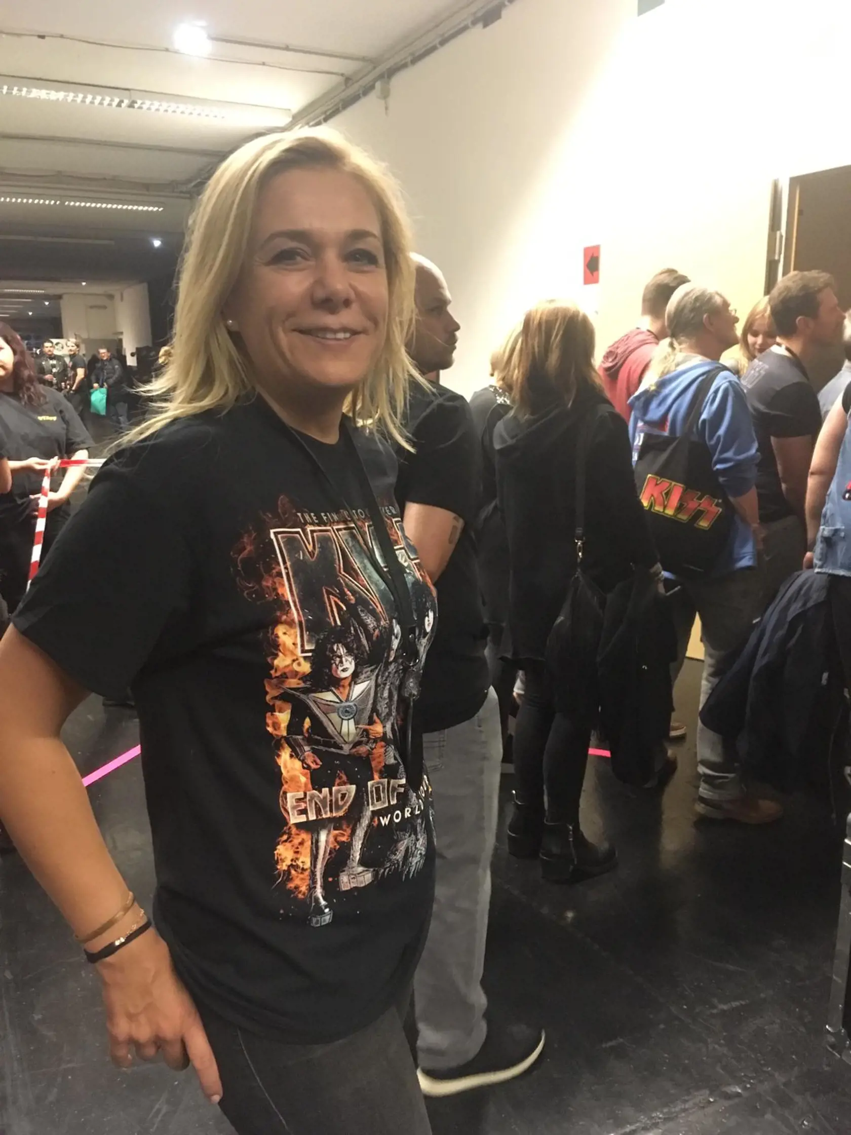Denisa Saková na koncerte Kiss vo Viedni