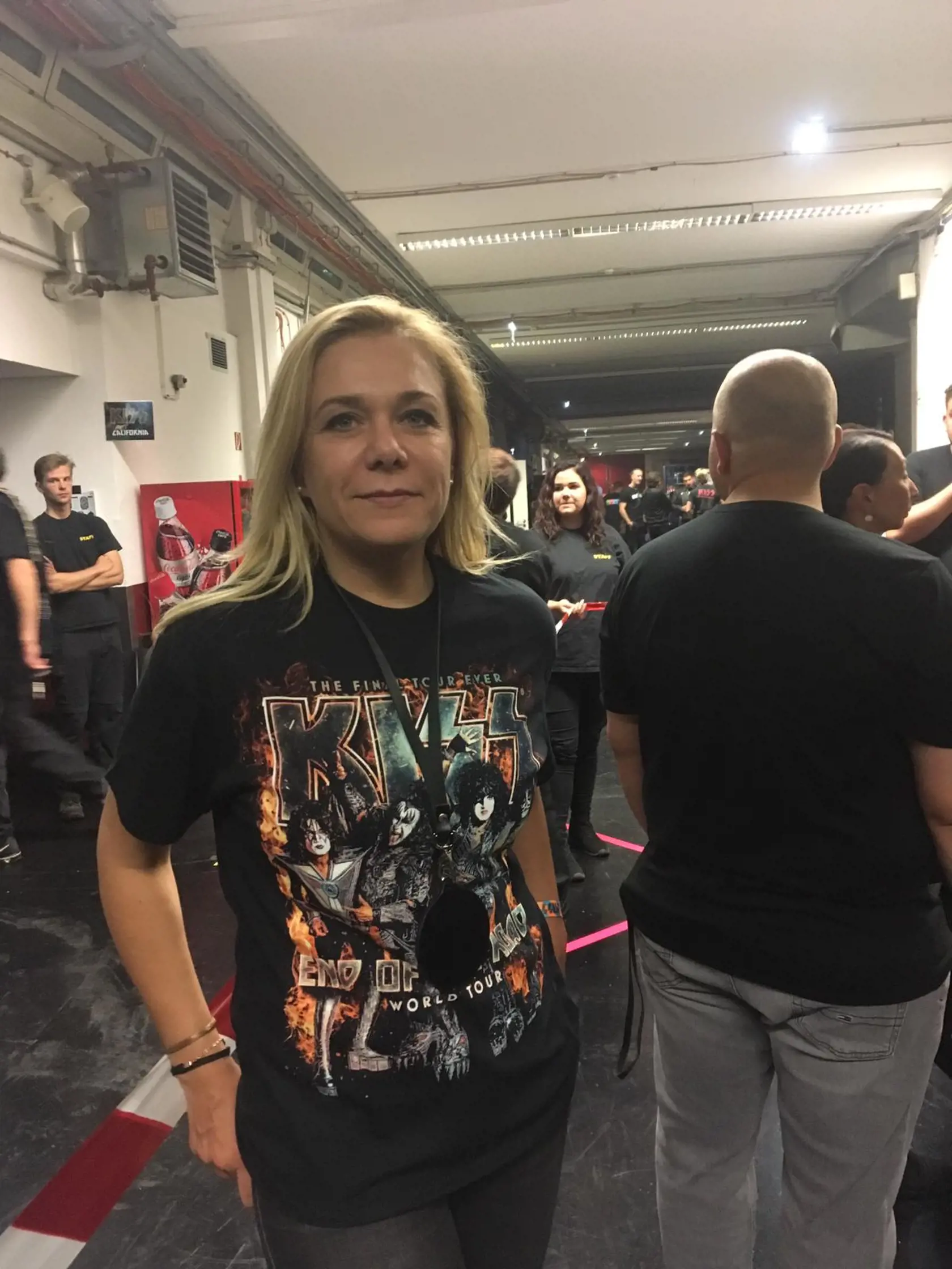 Denisa Saková na koncerte Kiss vo Viedni