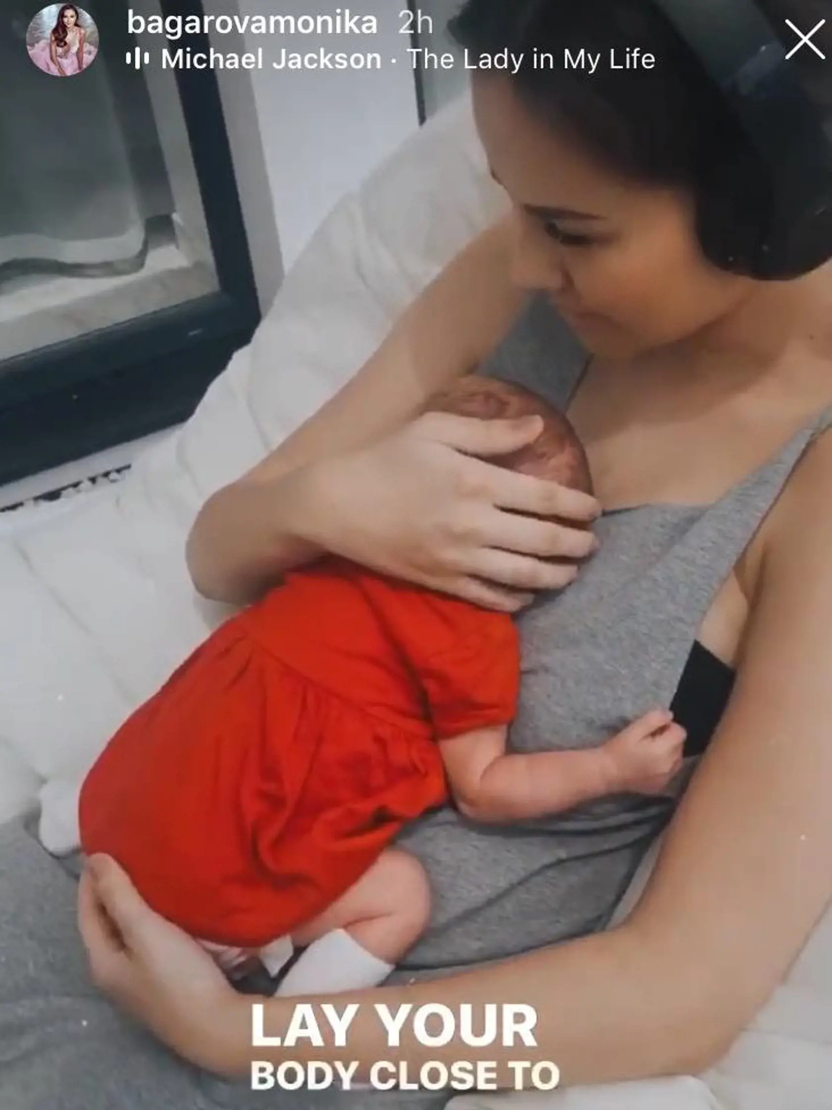 Monika Bagárová s dcérkou Rumiou.