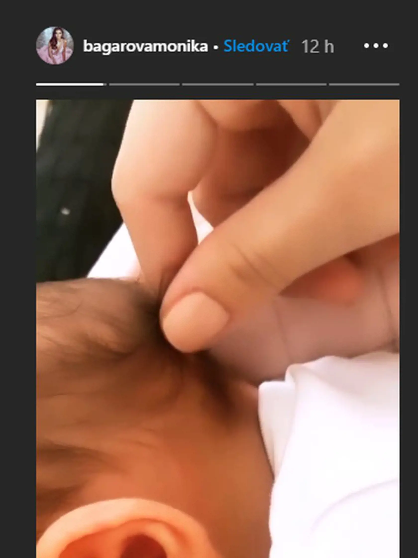 Dcérka Moniky Bagárovej Rumia