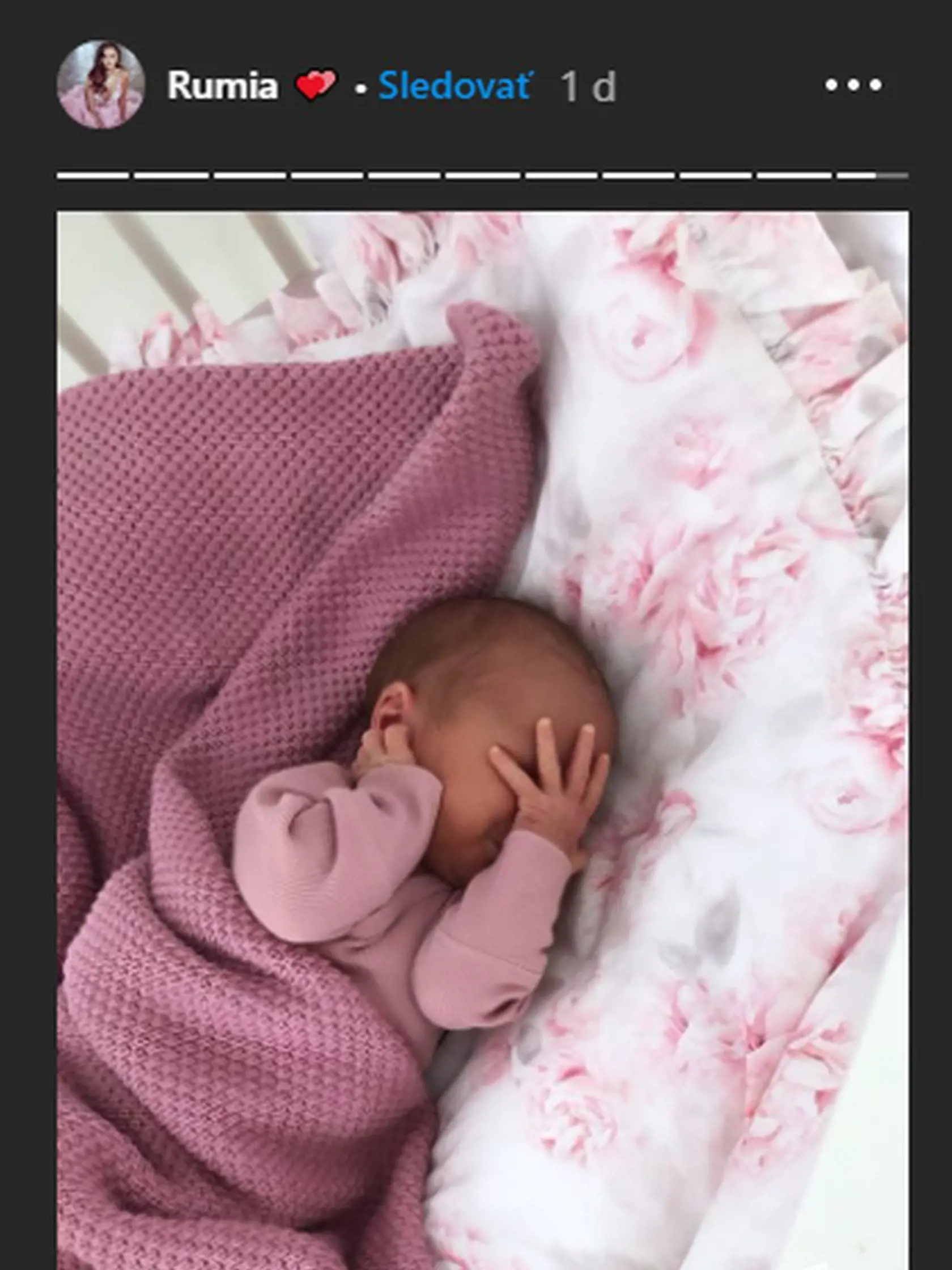 Dcérka Moniky Bagárovej Rumia