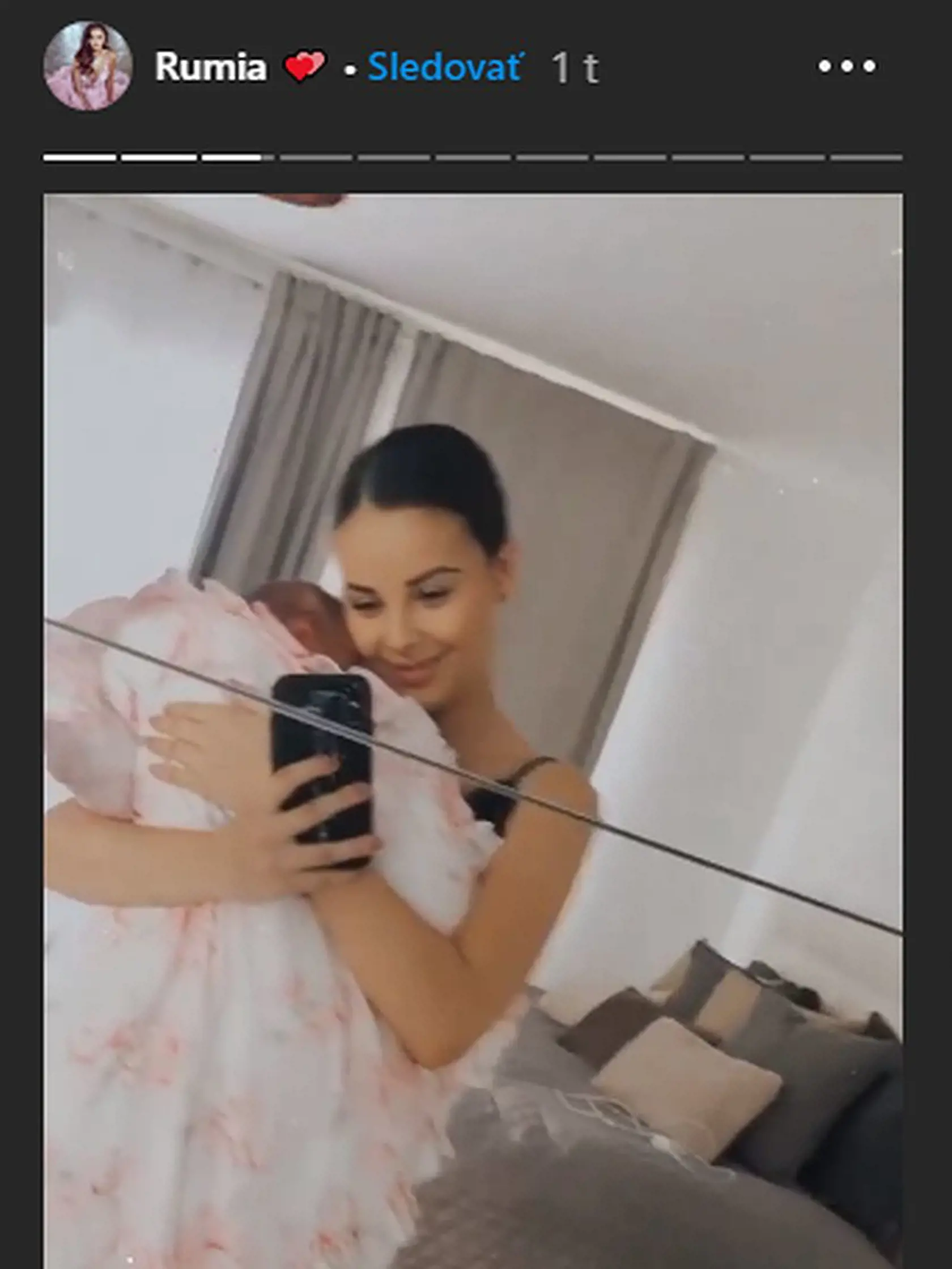 Dcérka Moniky Bagárovej Rumia