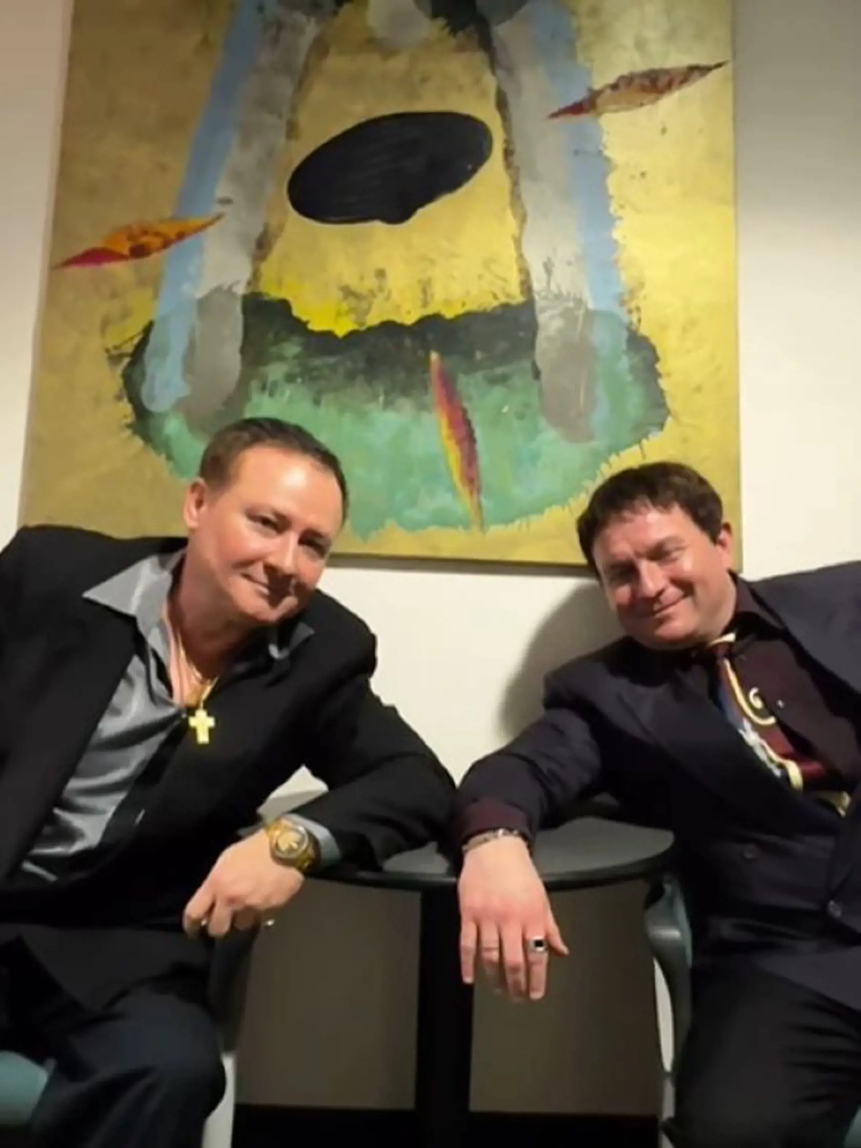 Peter Batthyány a Gregor Hološka na pľaci.