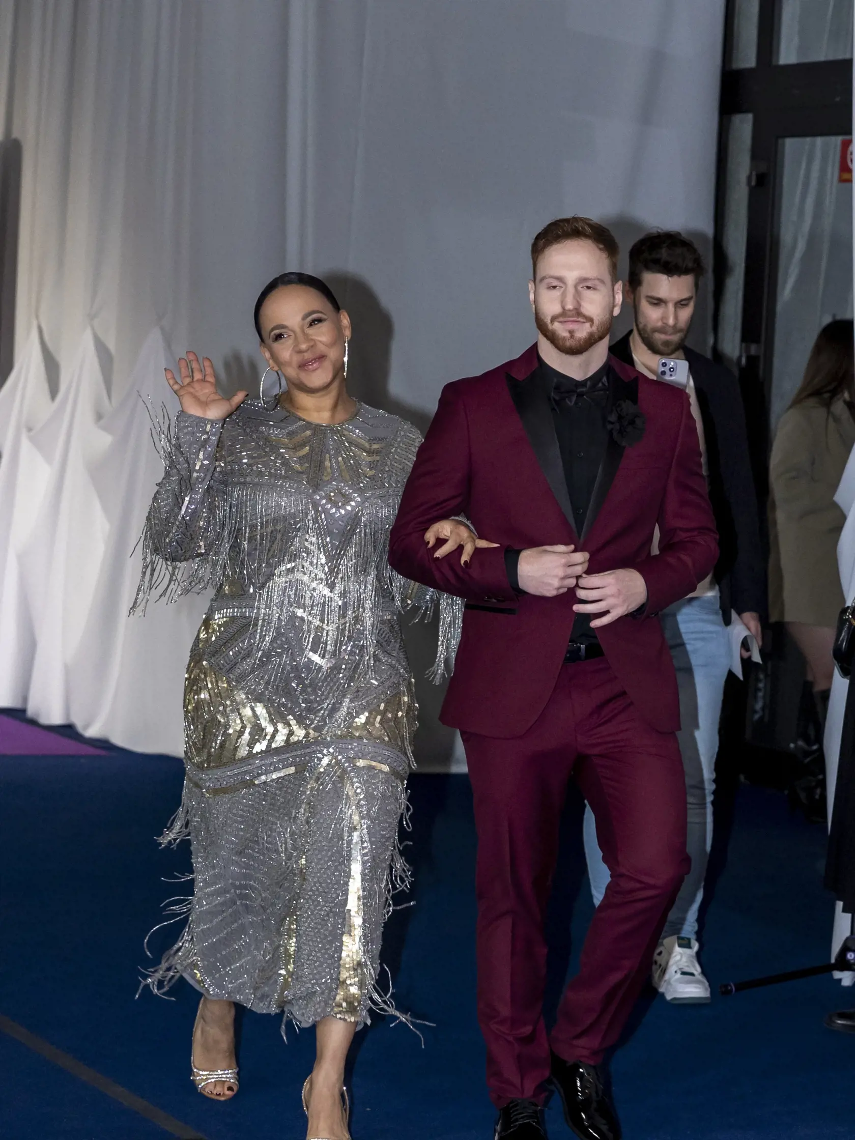 Predstavenie tanečných párov Let’s Dance 2024. Na snímke je Tina a Vilém Šír. 