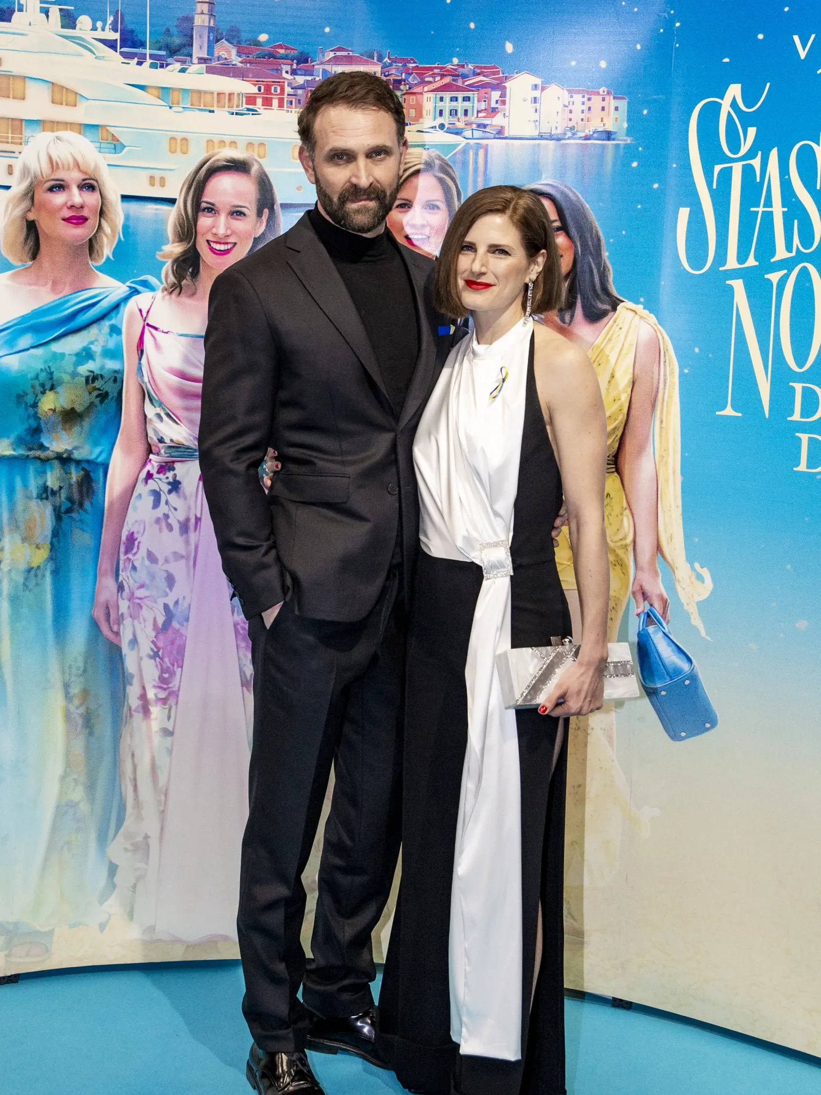 Premiera nového filmu “Šťastný nový rok 2”. Na snímke je Tomáš Maštalír s manželkou Kristínou. 