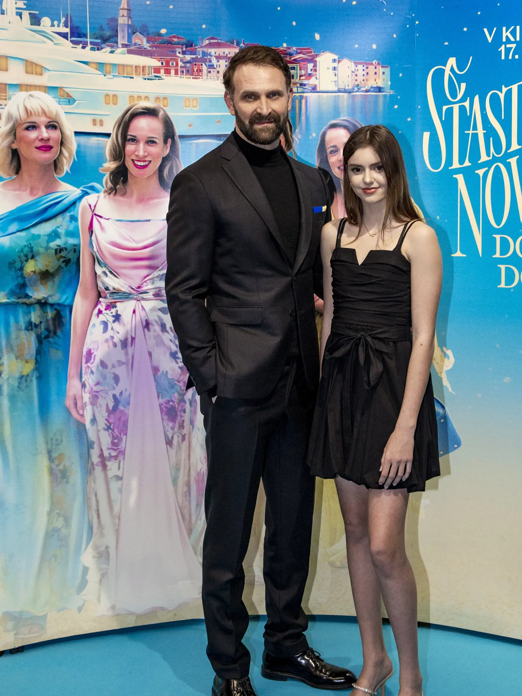 Premiera nového filmu “Šťastný nový rok 2”. Na snímke je Tomáš Maštalír a Karolína Tkáčová. 