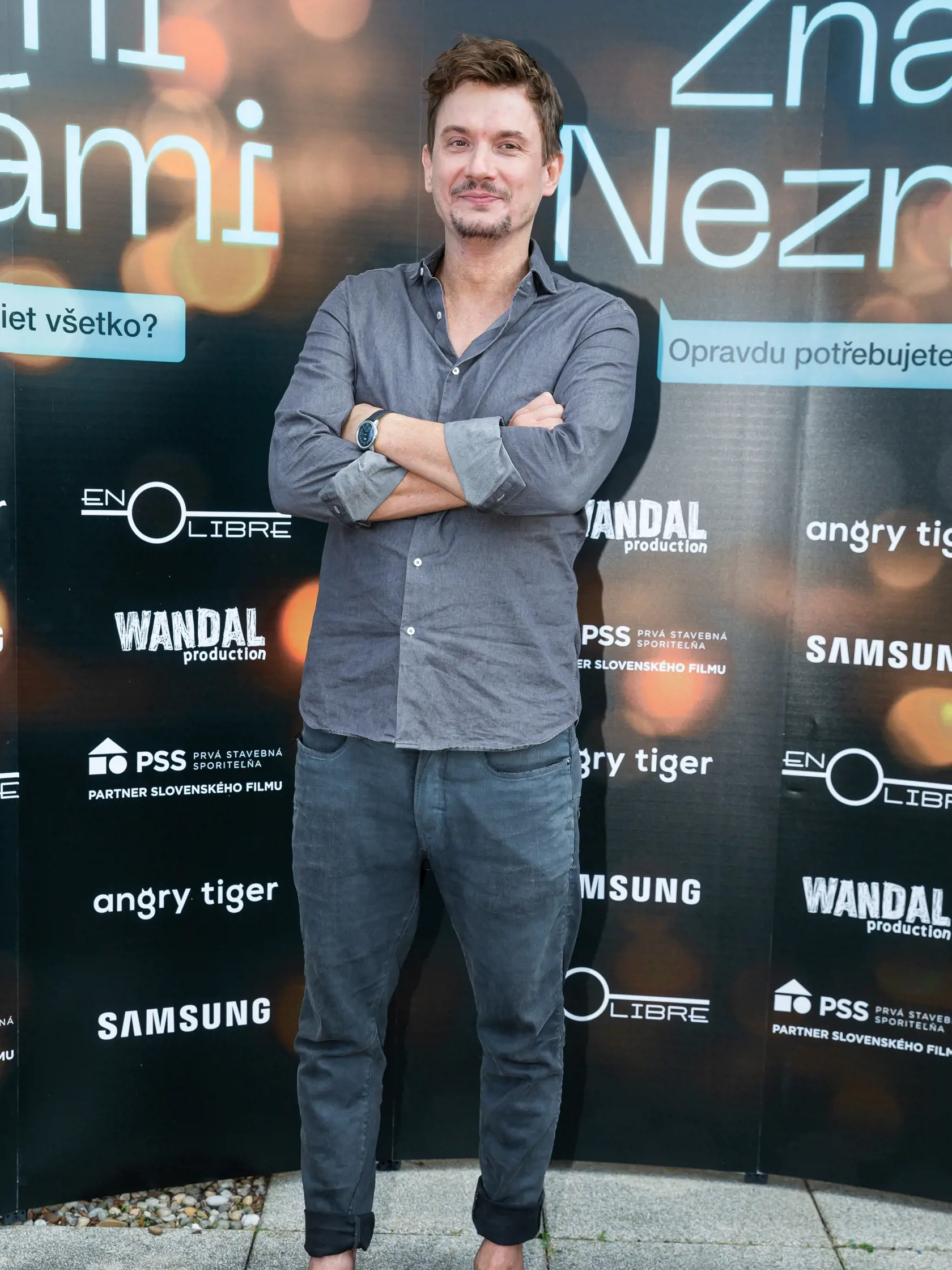 Tlačovka k novému seriálu "Známi neznámi" v jednom z bratislavských hotelov. Na snímke Tomáš Měcháček.