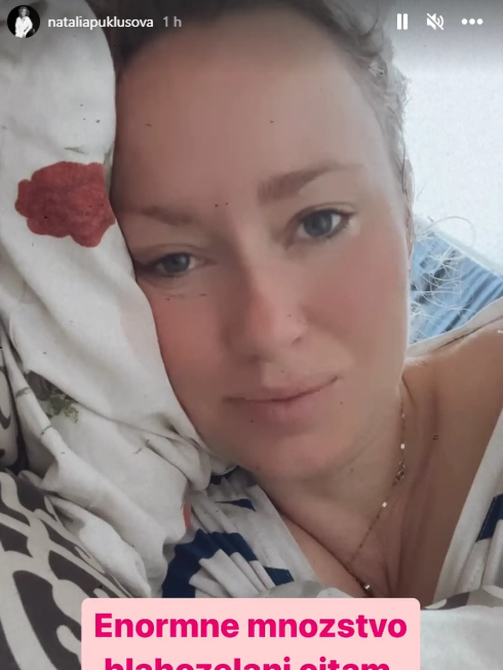 Natália sa svojim priateľom a fanúšikom nezabudla poďakovať.