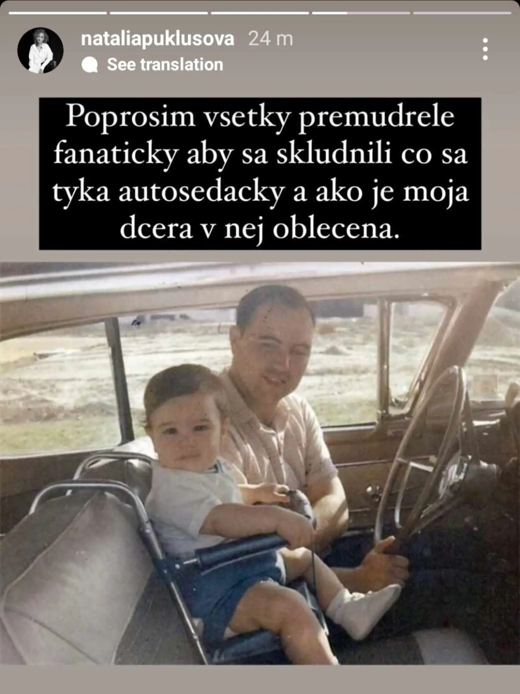 Natália Puklušová sa nahnevala.