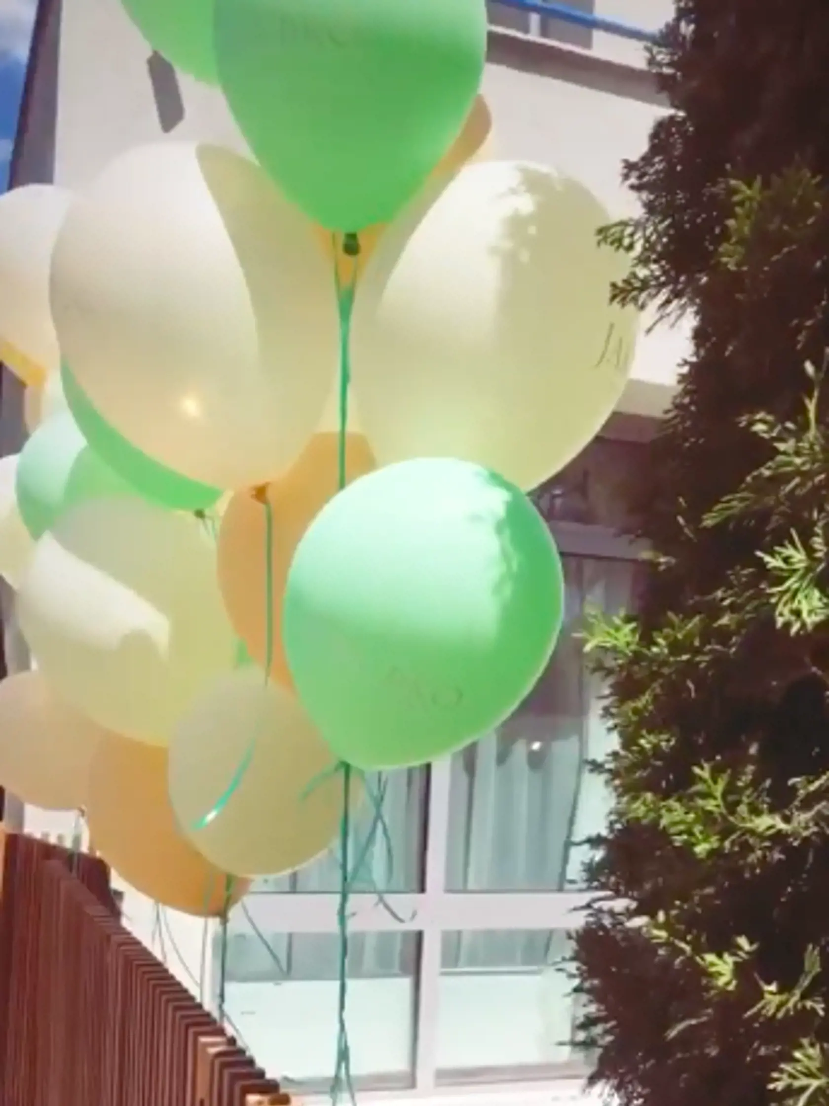 Jednalo sa o tradičnú americkú párty „baby shower“, čo znamená, že novopečená mamička dostane od kamarátov a rodiny darčeky pre nenarodené dieťatko vopred.