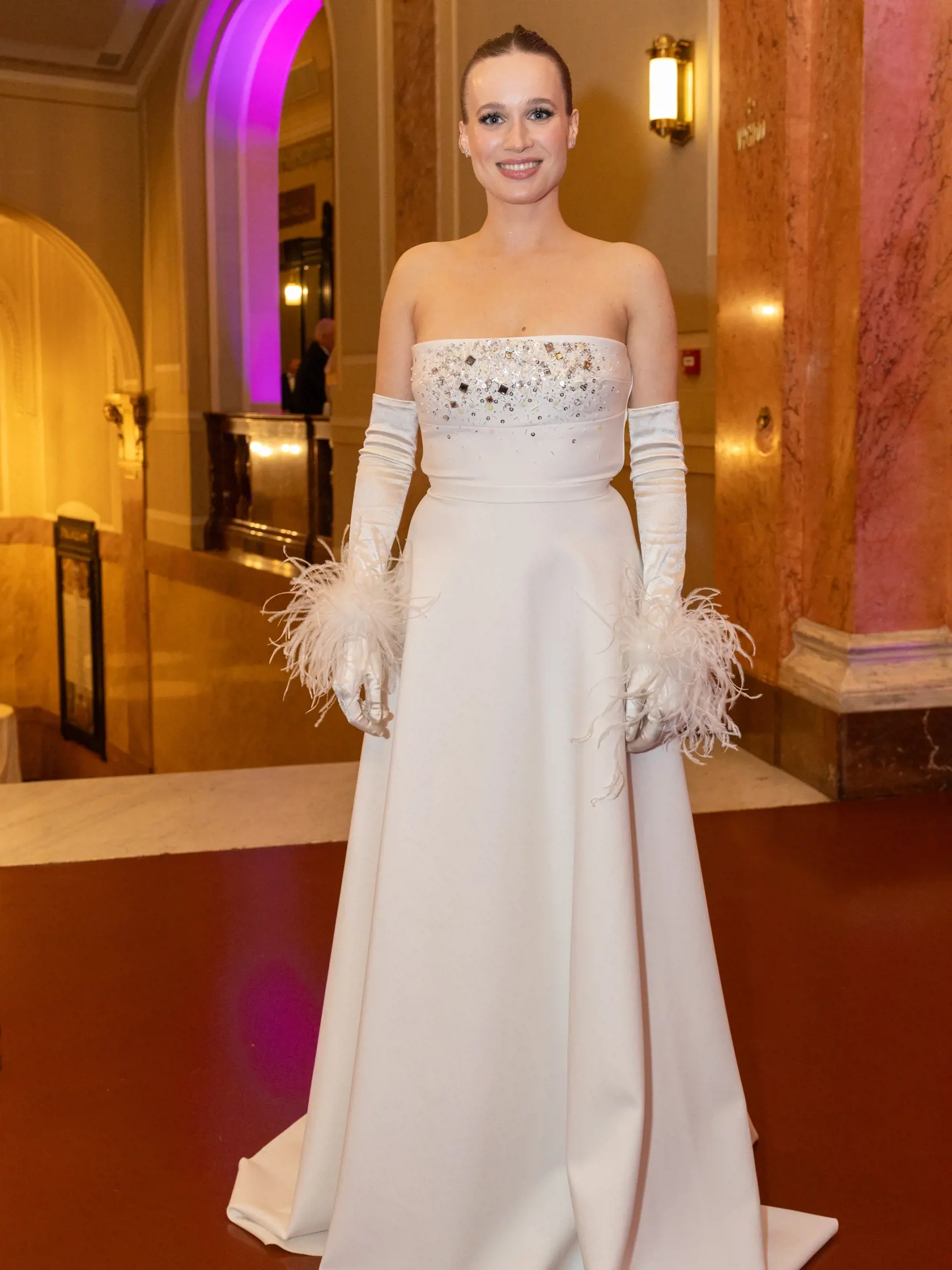 Speváčka Kristína.