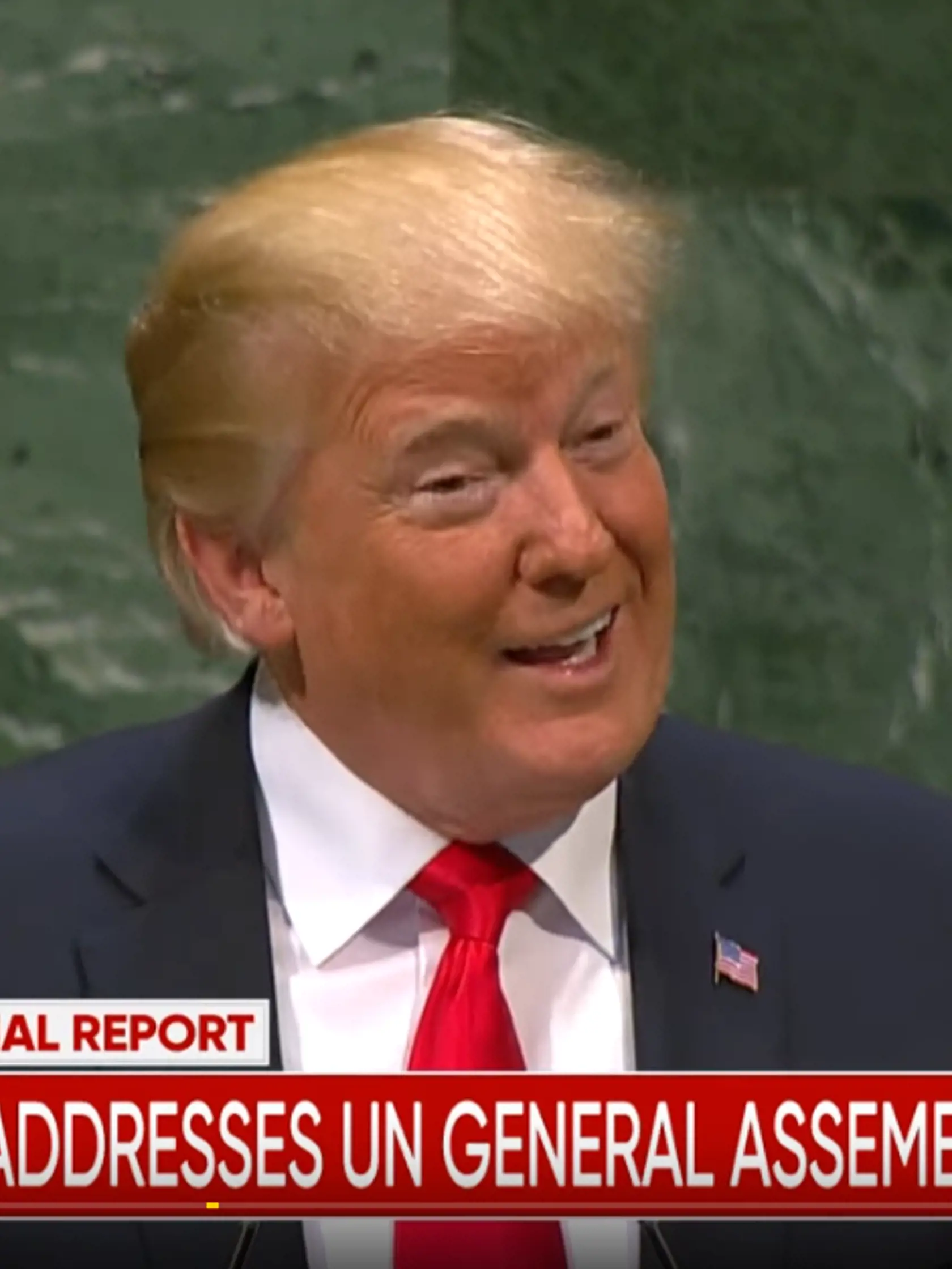  new york
Na utorkovom zhromaždení OSN v New Yorku predstúpil pred delegátov aj Donald Trump. 