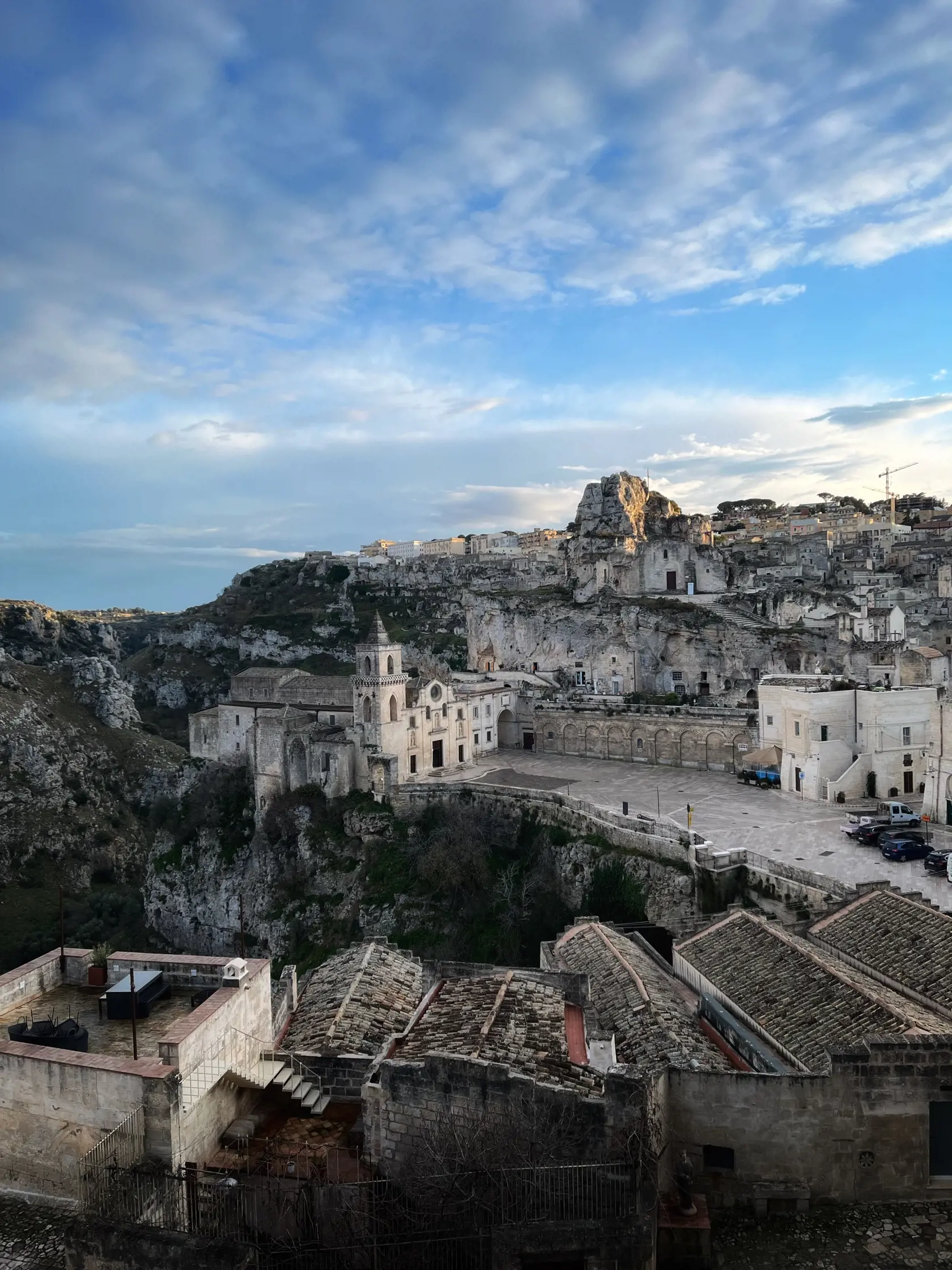 Matera, mesto v skalách