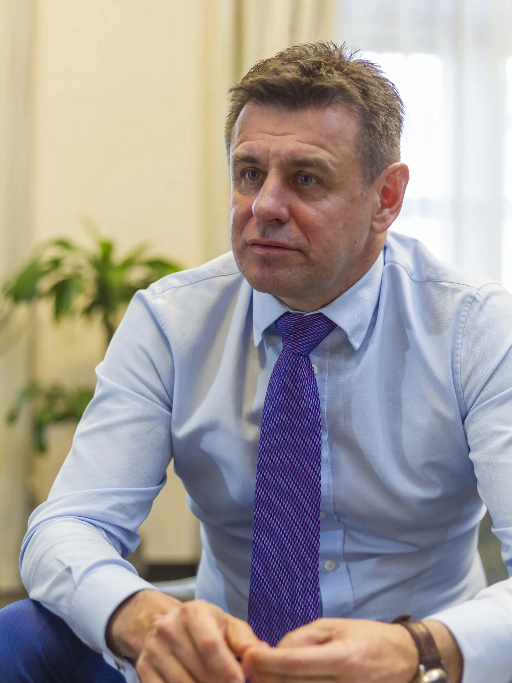 Na snimke -Ing. László Sólymos -  Minister žiivotného postredia SR