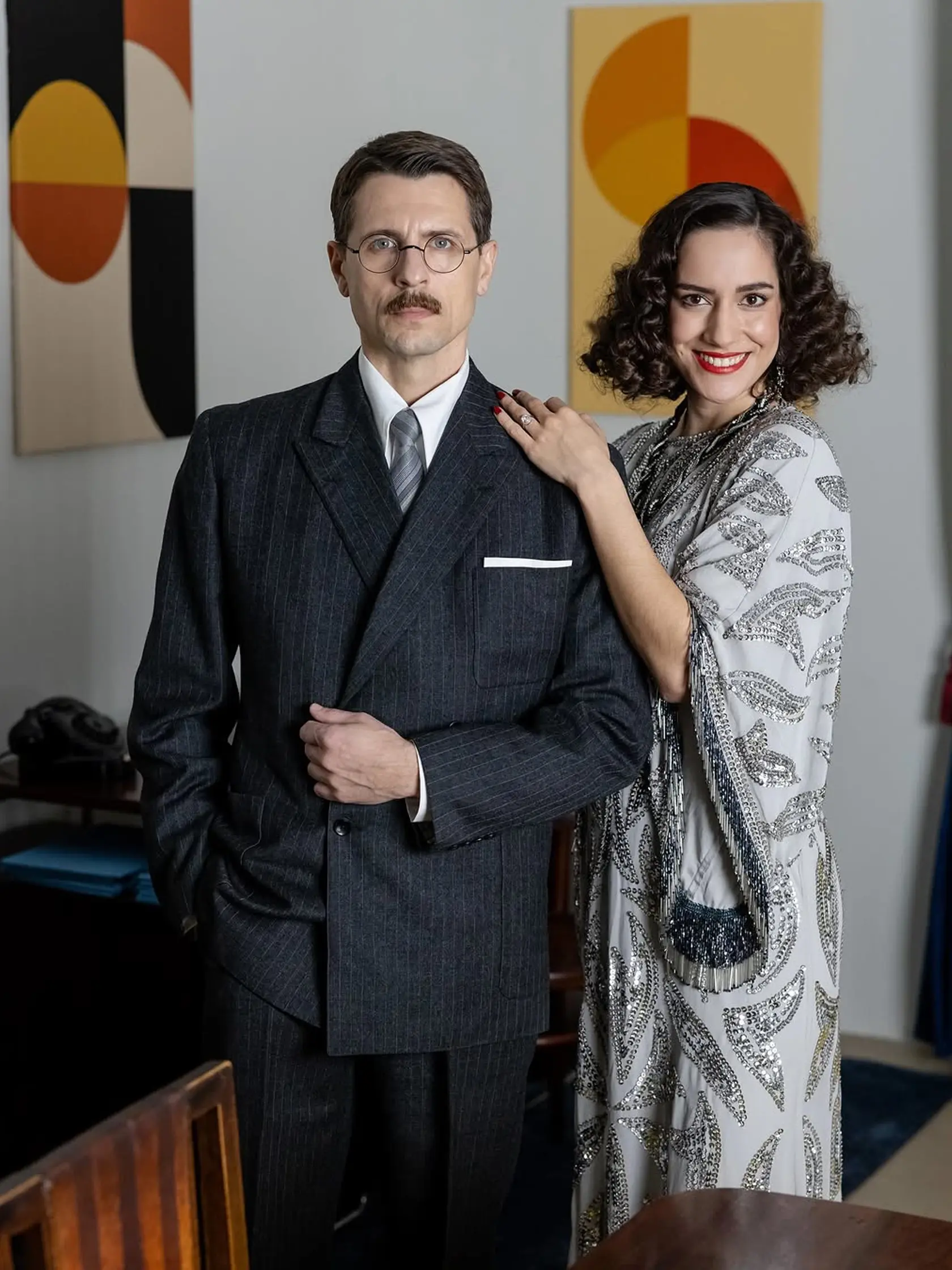 Juraj Loj a Barbora Bezáková ako manželia Hanákovci.