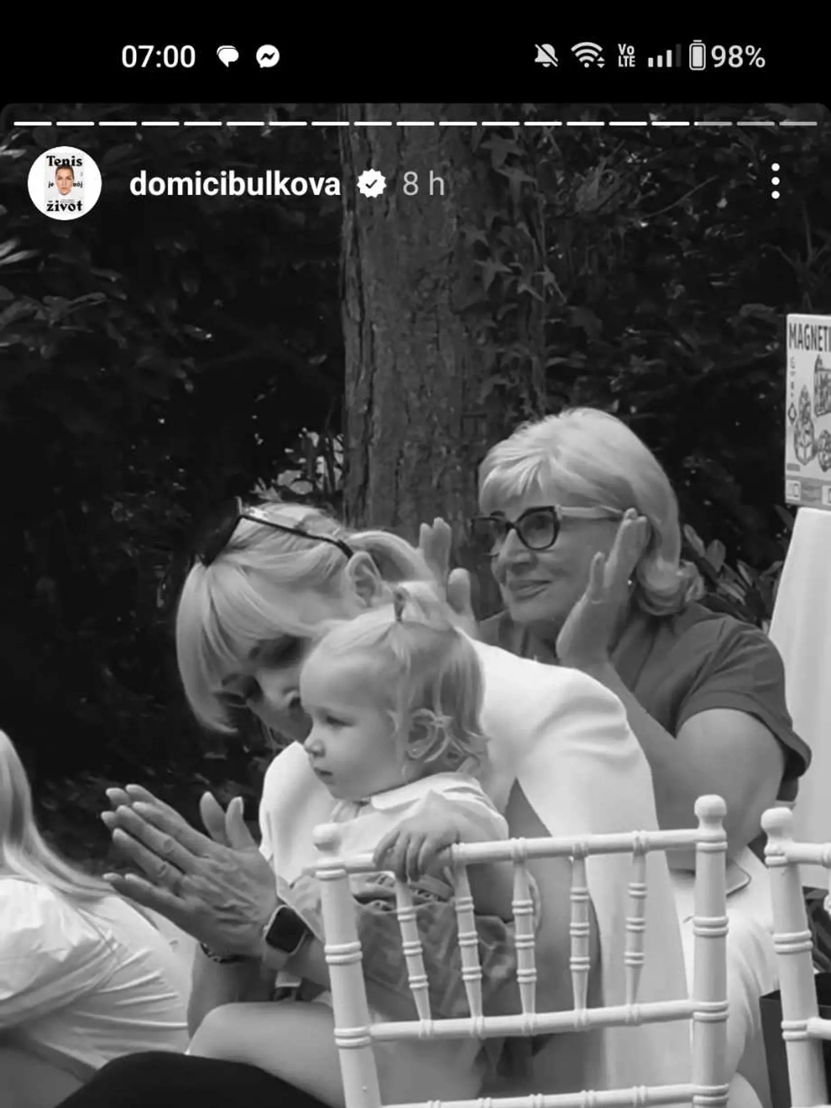 Cibulkovej Jakubko oslavoval 4 roky