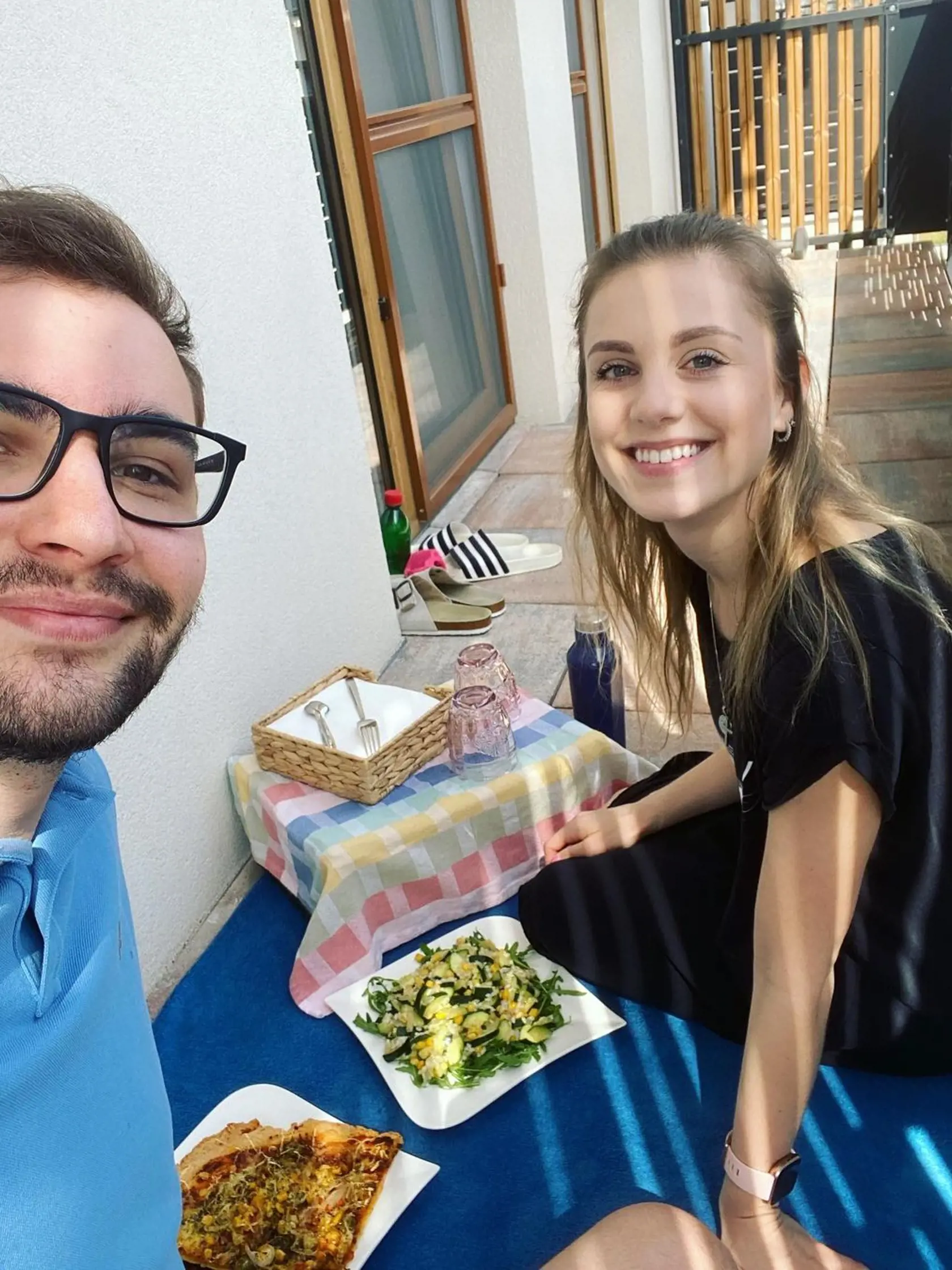 Dominika Stará s manželom