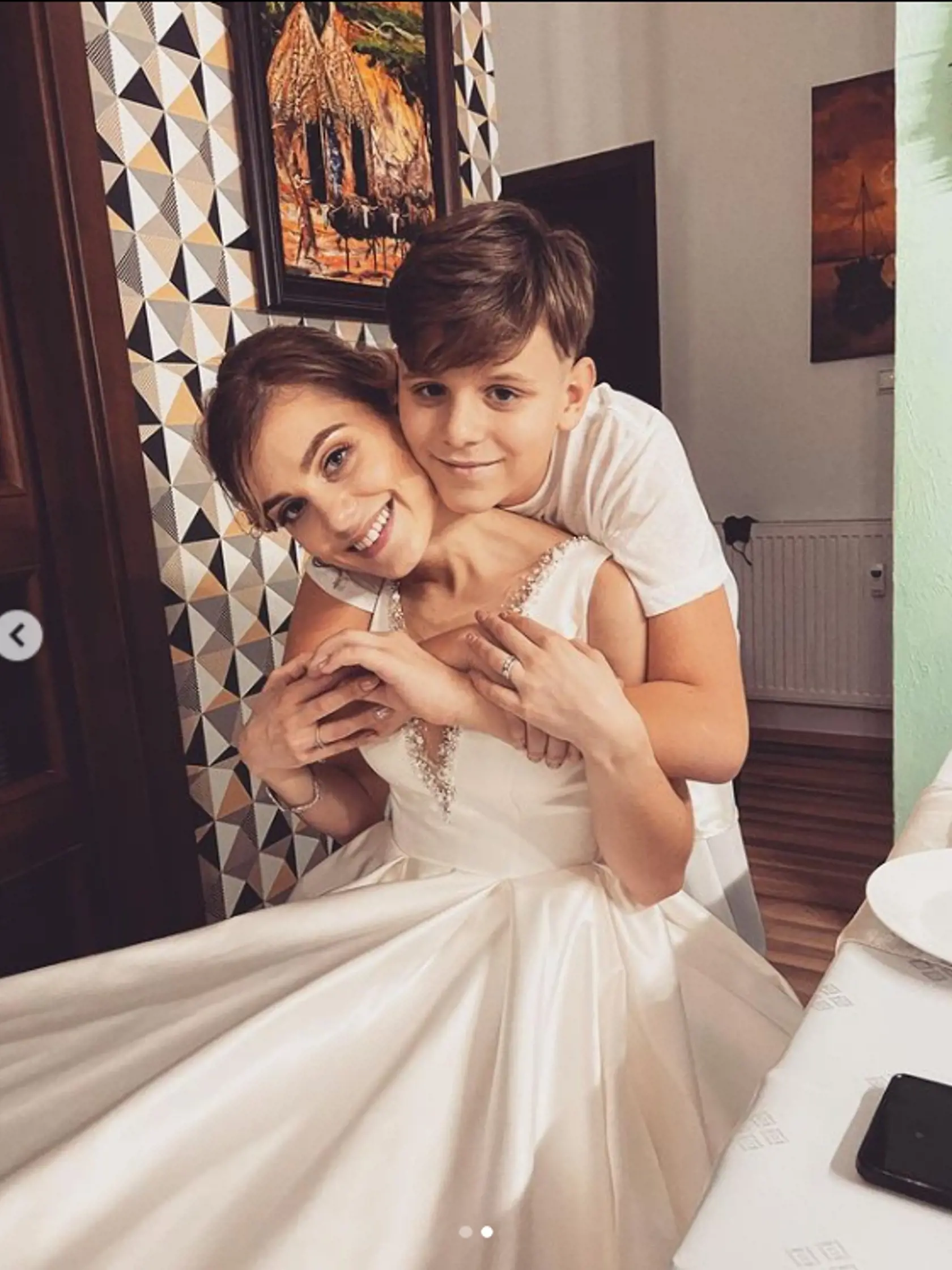 Dominika Stará s bratom