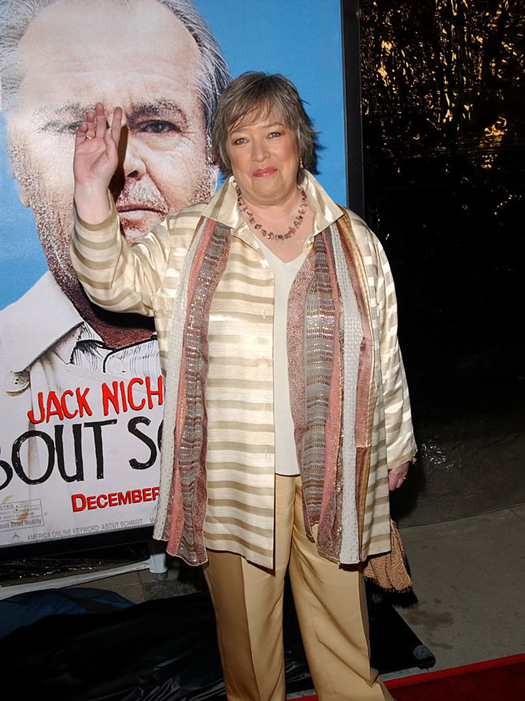 Herečka Kathy Bates bojovala celý život s kilami navyše. 