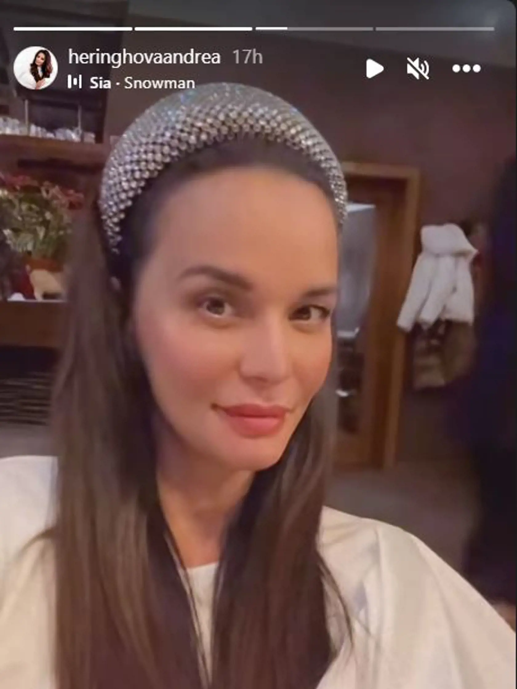 Andrea Heringhová a jej vítanie roka 2024.