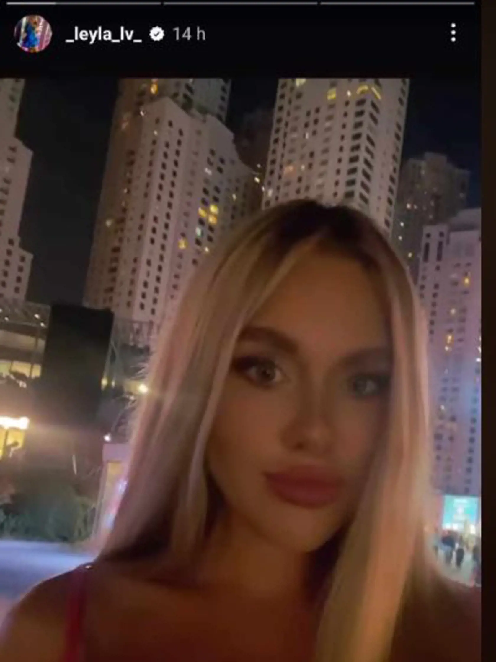 Laura Vizváryová v Dubaji.