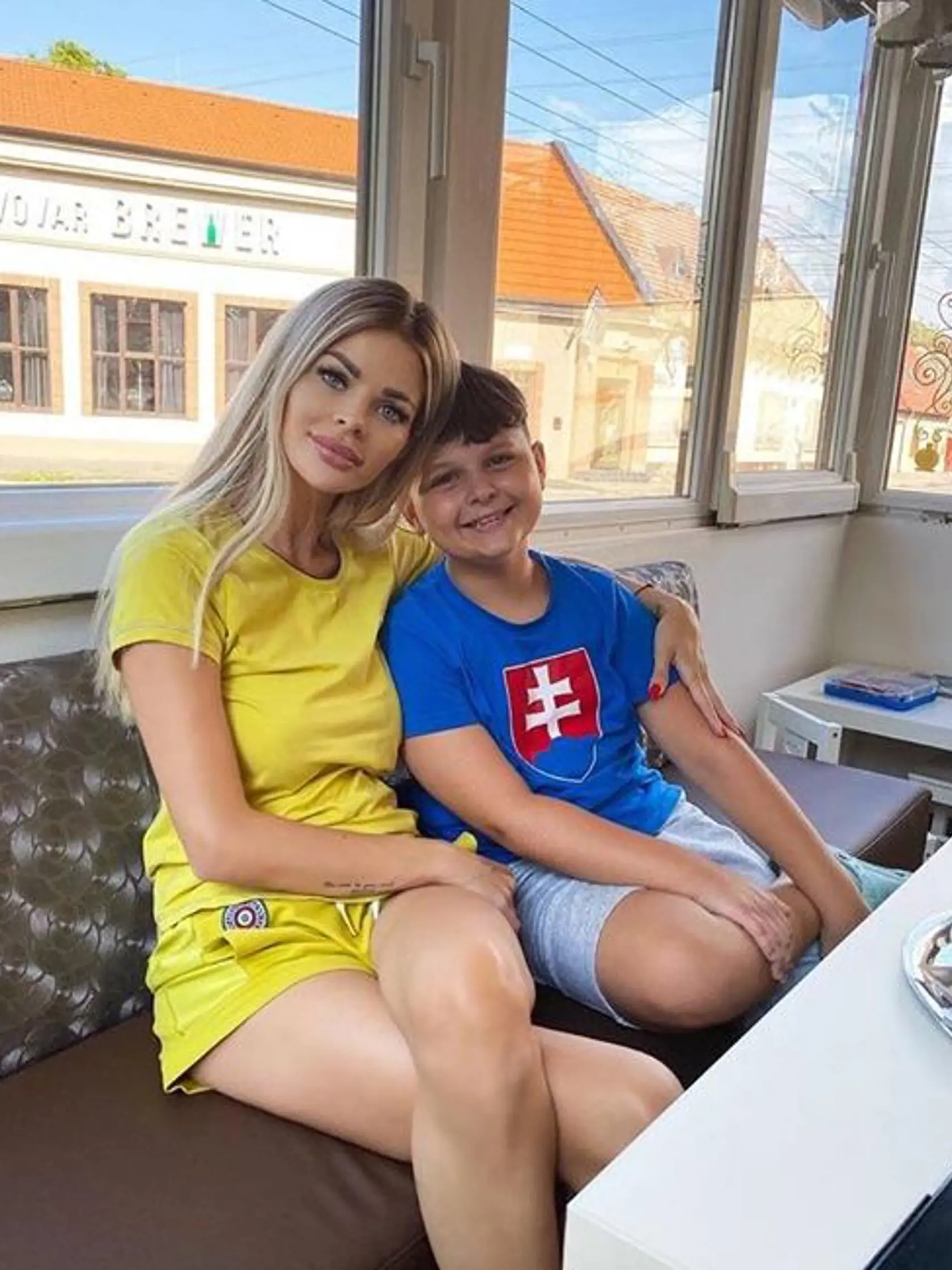 Silvia Kucherenko a jej syn Alexander.