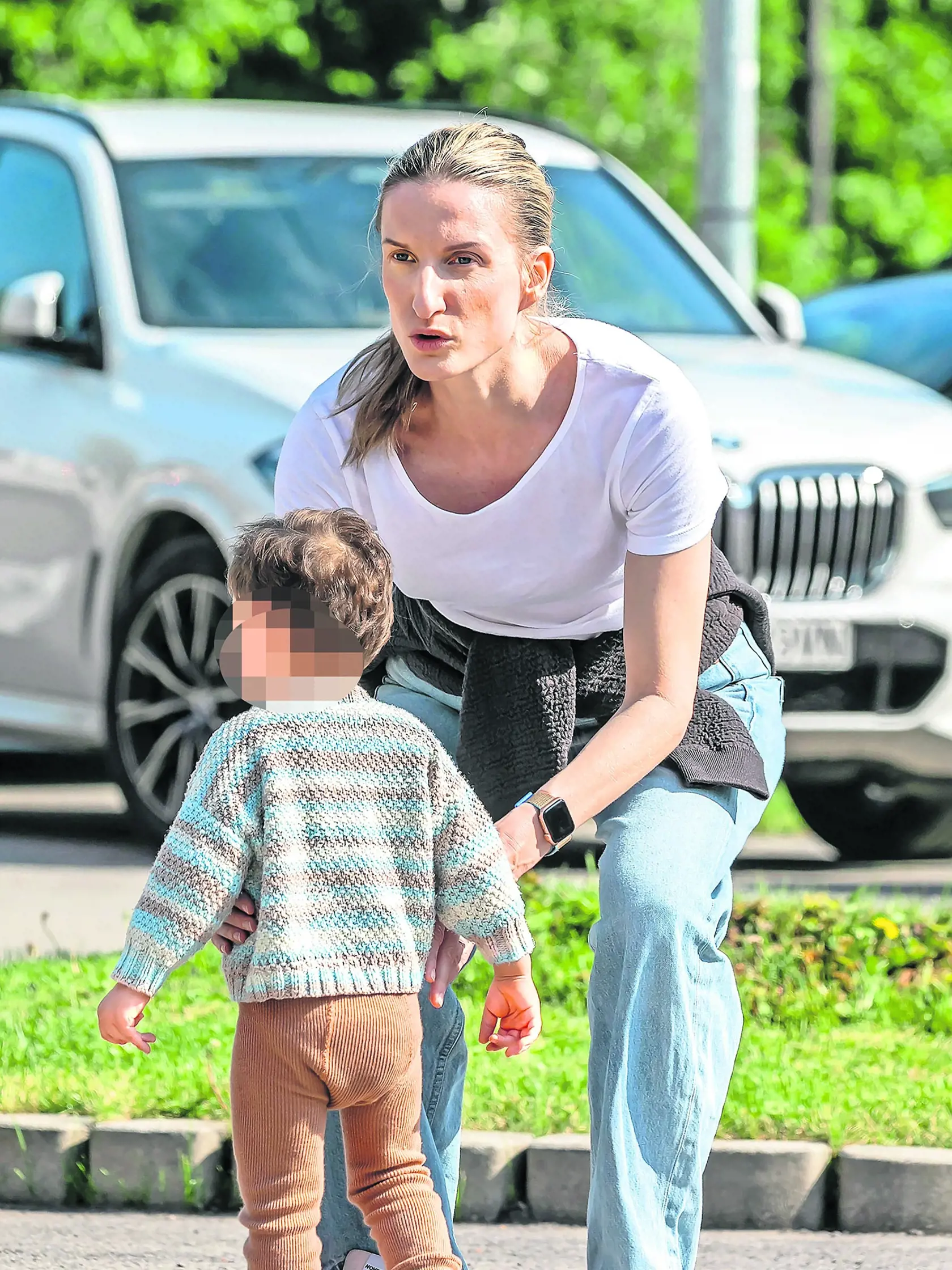 Adela Vinczeová so synáčikom.