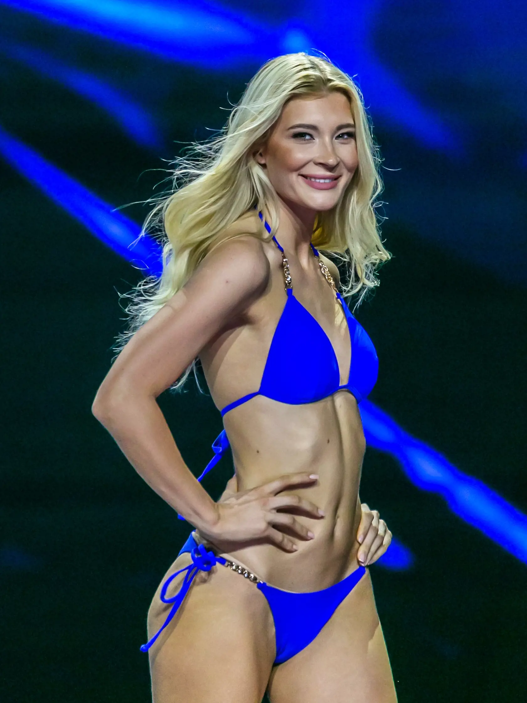 Na snímke je galavečer súťaže krásy Miss Slovensko 2021. 
