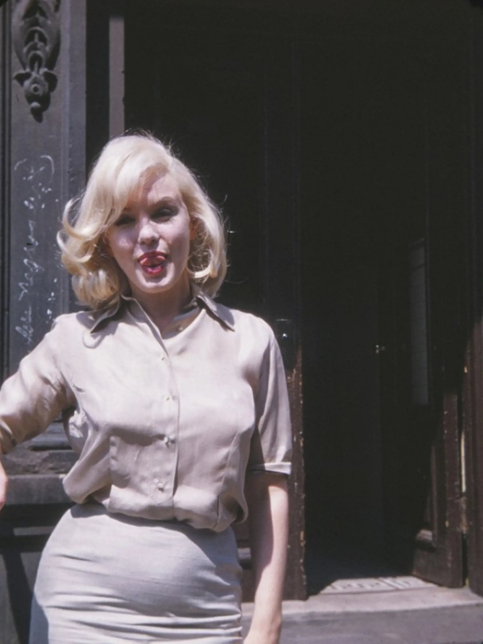 Marilyn bola údajne na fotografiách v rannom štádiu tehotenstva.