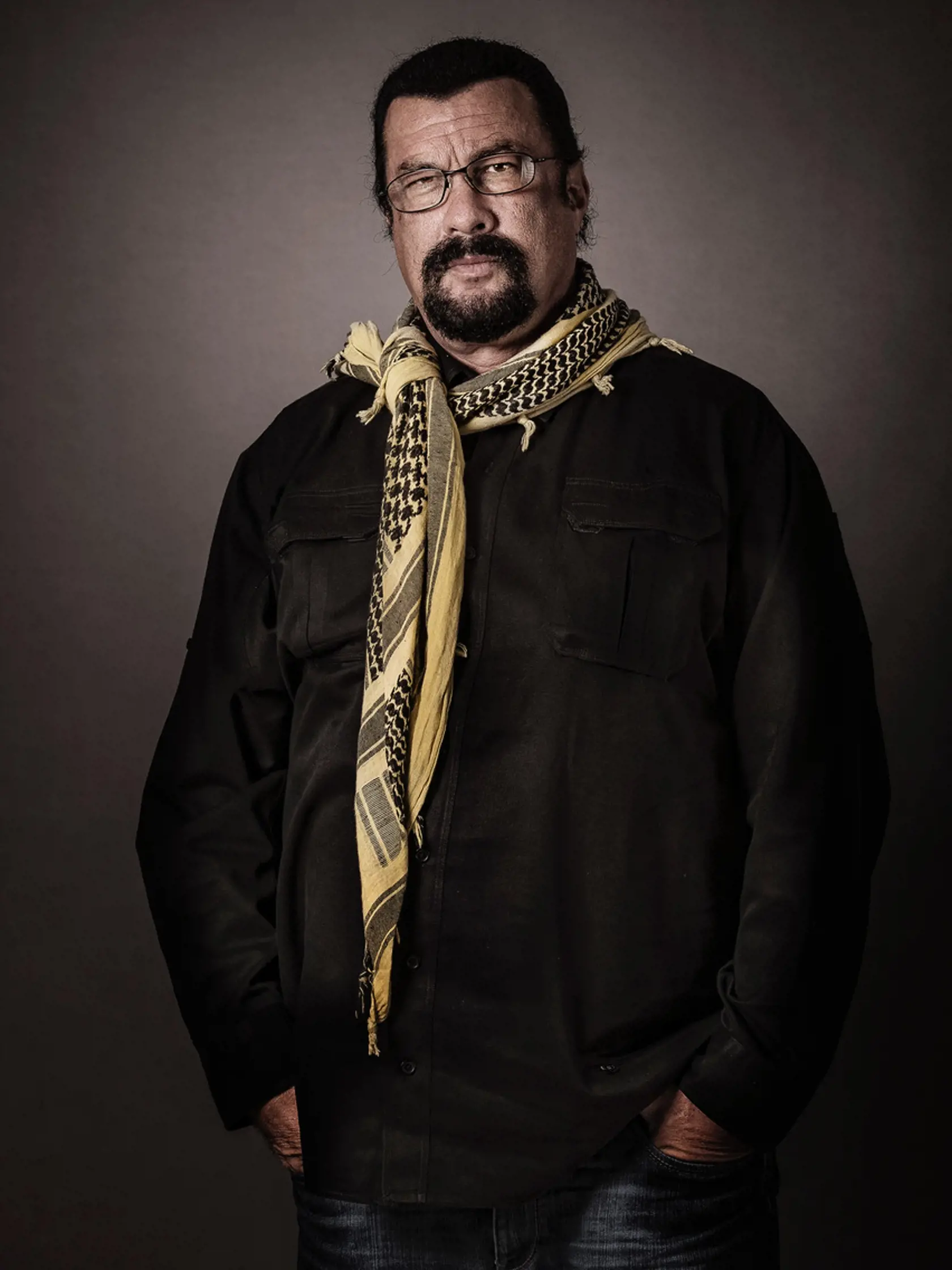 Fotografie, za ktoré získal prešovský fotograf Jano Štovka európske či svetové ocenenia. Na snímke Steven Seagal.