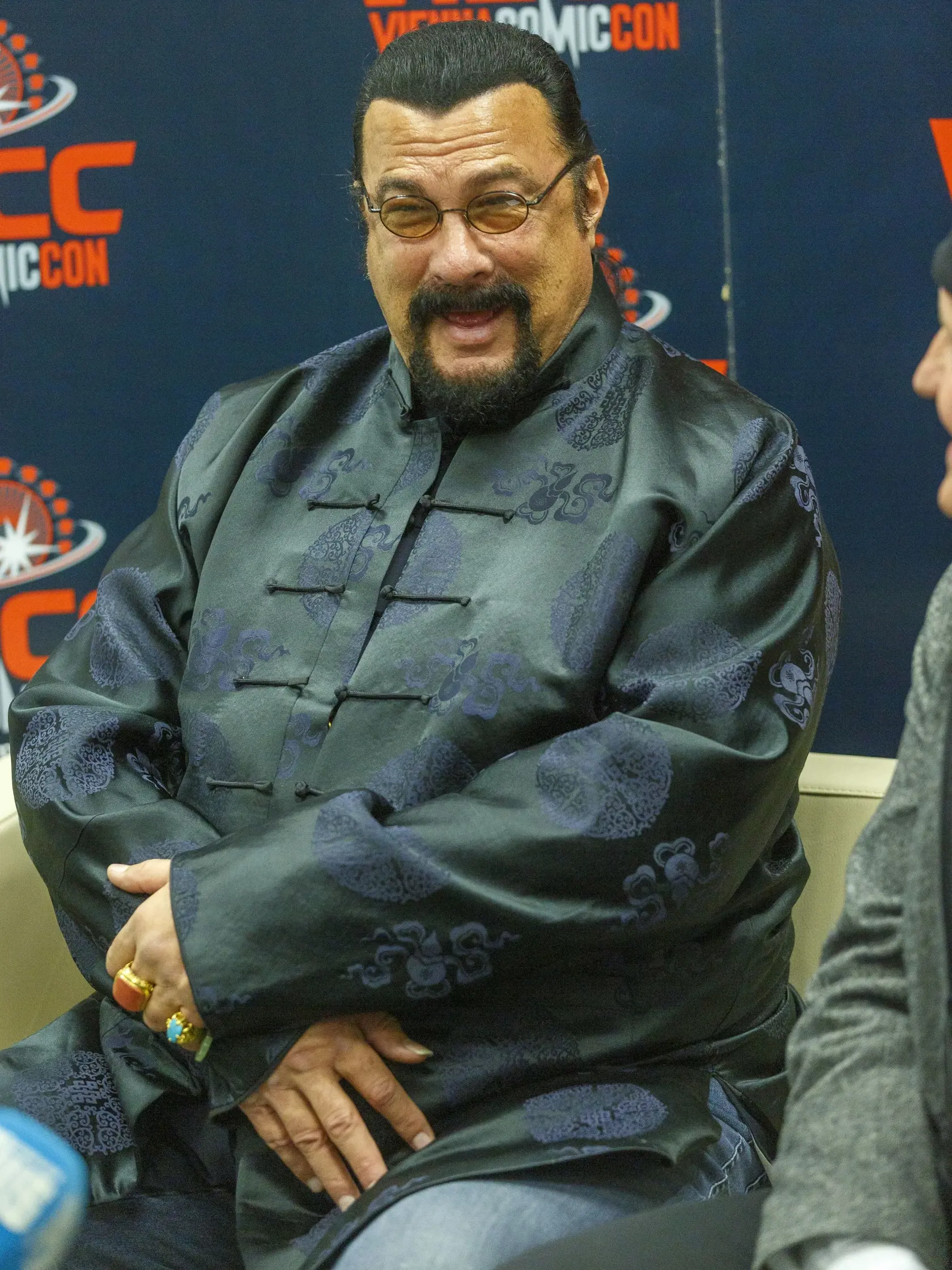 Steven Seagal bol hlavnou hviezdou popkultúrneho festivalu Comic Con vo Viedni.