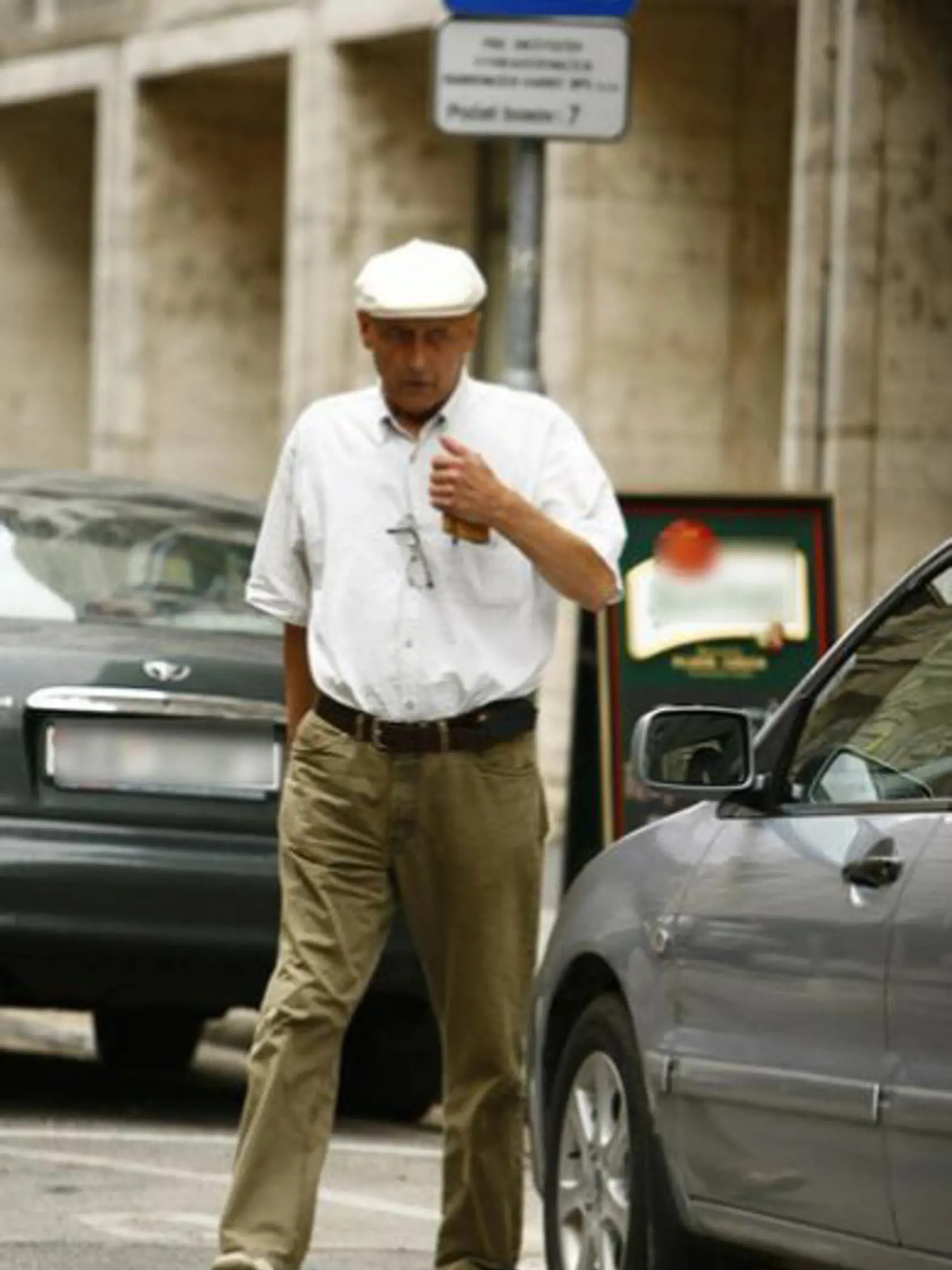 Leto 2008: Jeden z posledných záberov herca pred smrťou.