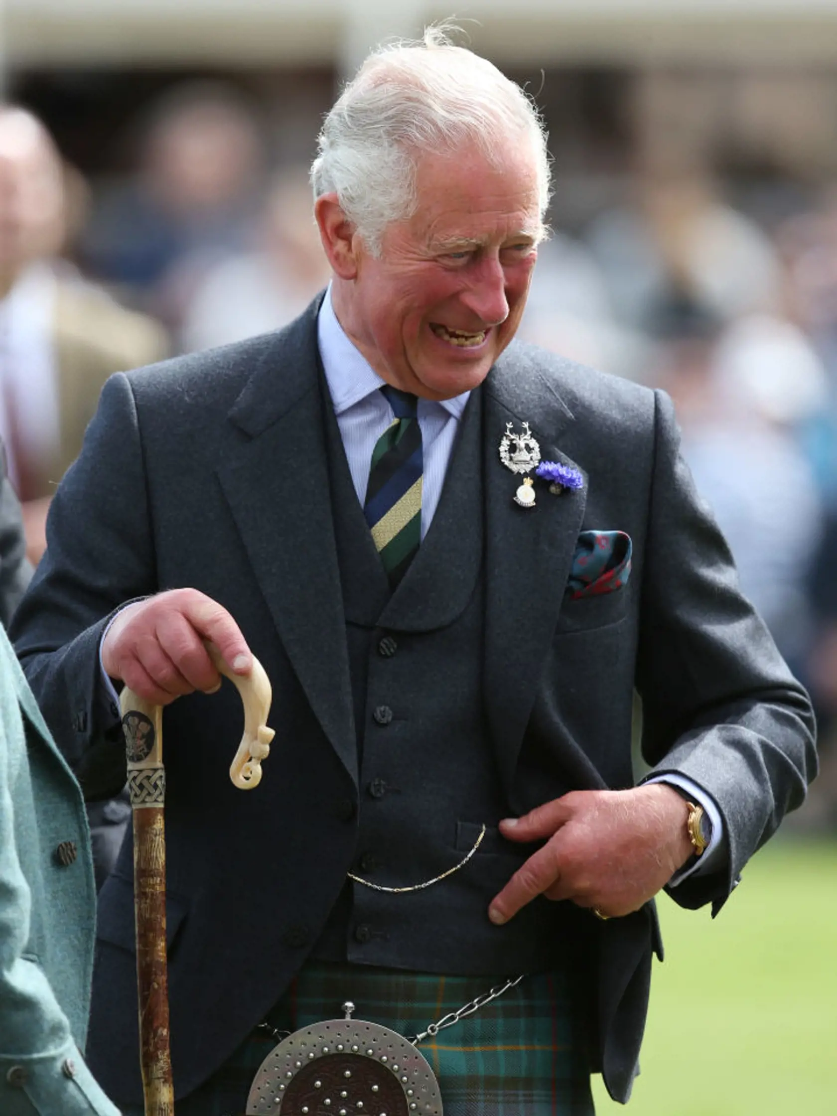 The Duke Of Rothesay Attends The Ballater Highland Games