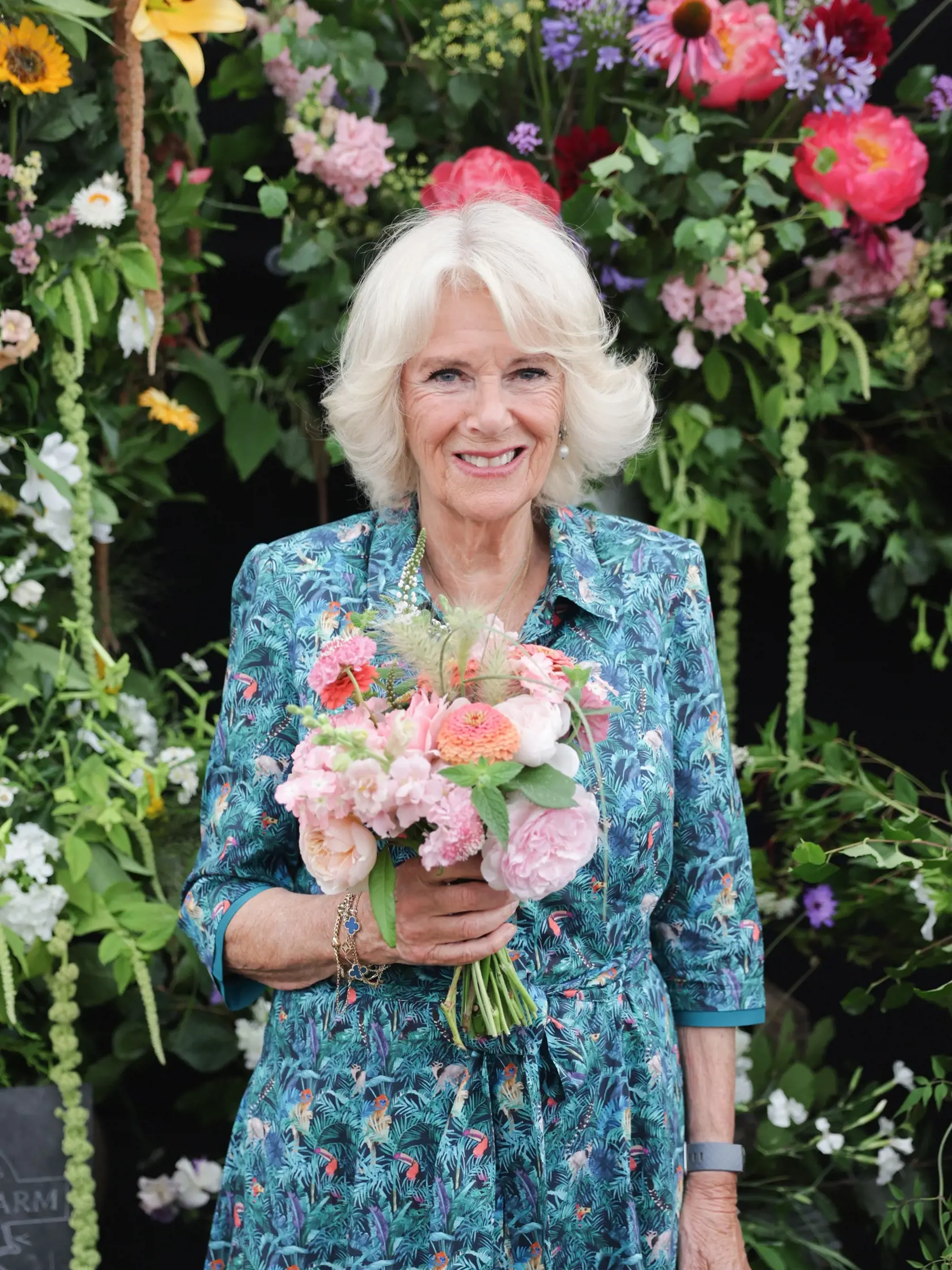 The Prince Of Wales And Duchess Of Cornwall Visit Sandringham Flower Show 2022