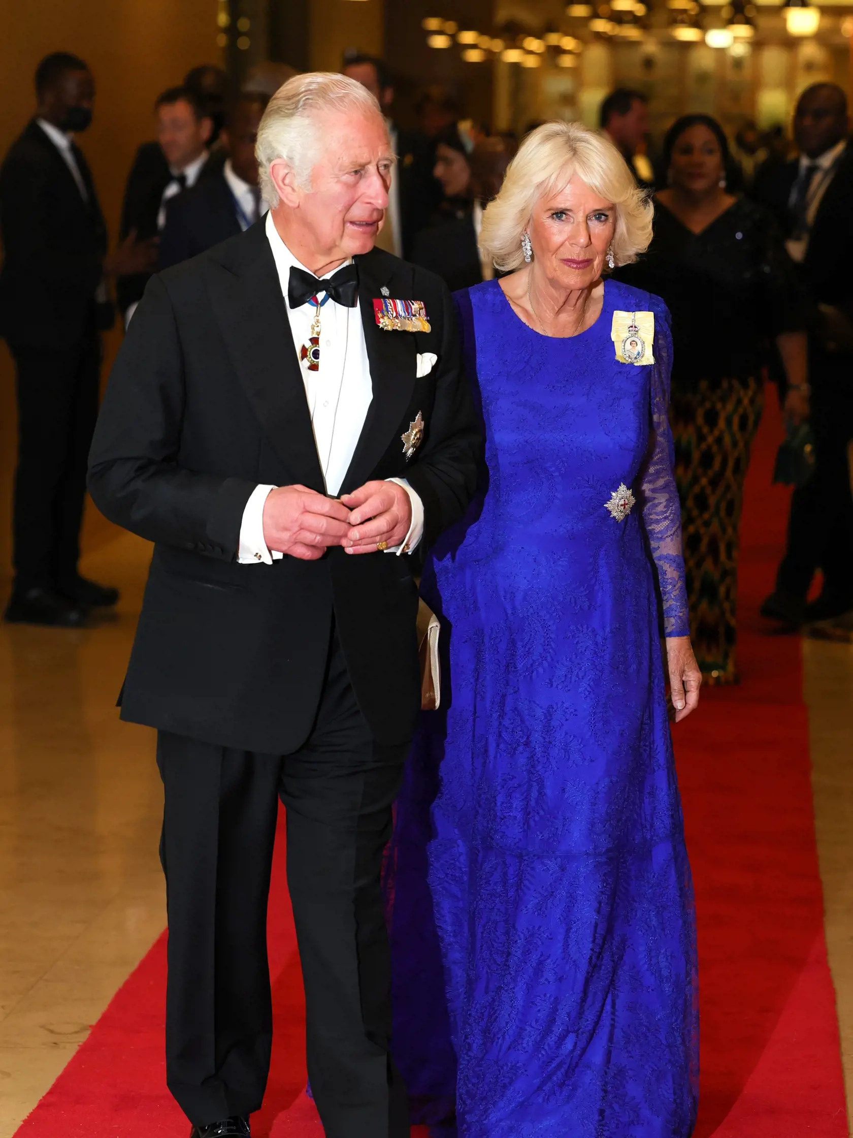 The Prince of Wales And Duchess Of Cornwall Attend Day Five of The Commonwealth Heads Of Government Meeting