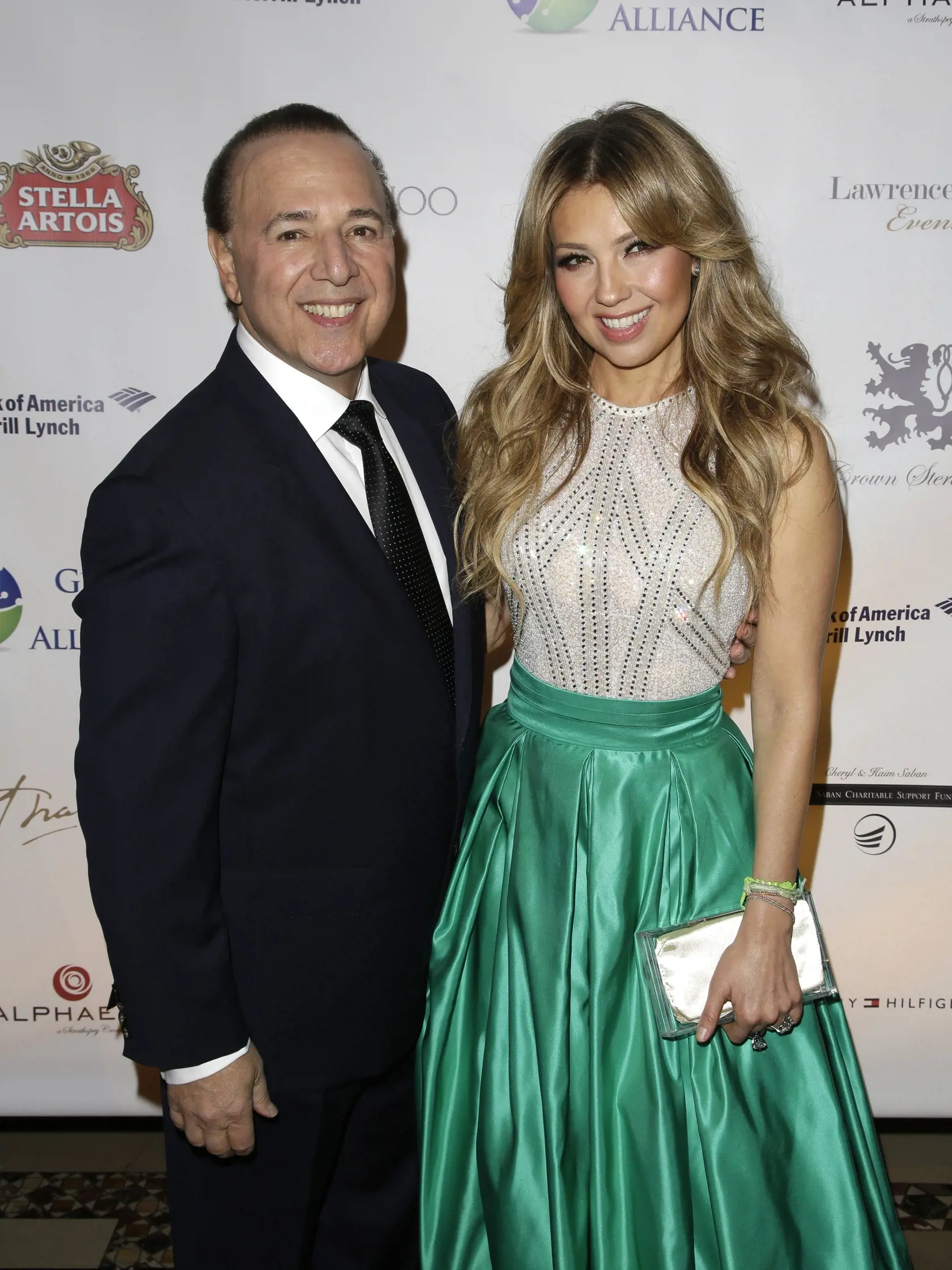 Tommy Mottola sa od svojej manželky nedokáže odtrhnúť ani na verejnosti.