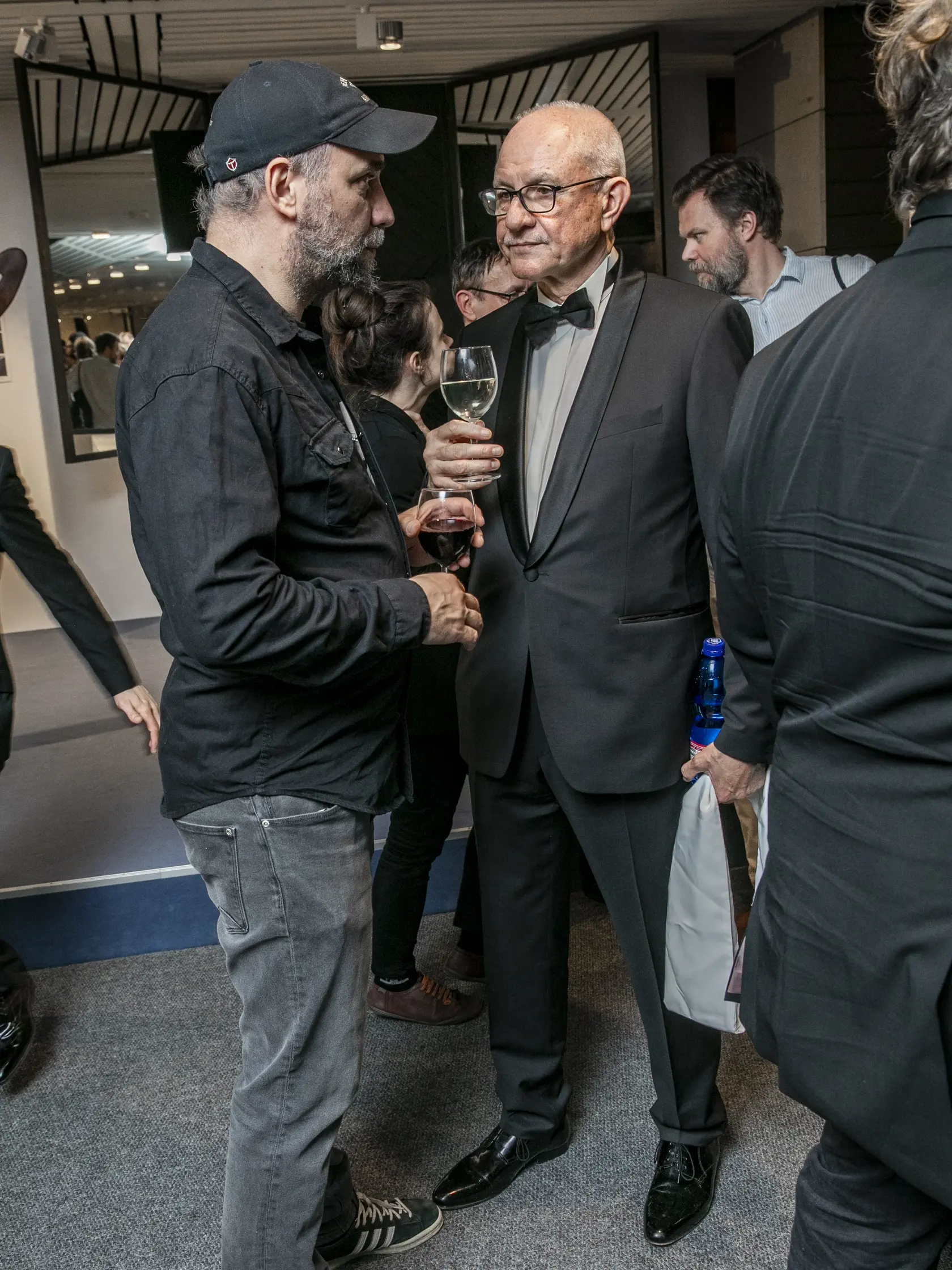  Na snímke je slávnostné odovzdávanie cien Slnko v sieti za rok 2024. Na fotke je slovenský spisovateľ, scenárista a filmový režisér Jozef Heriban.