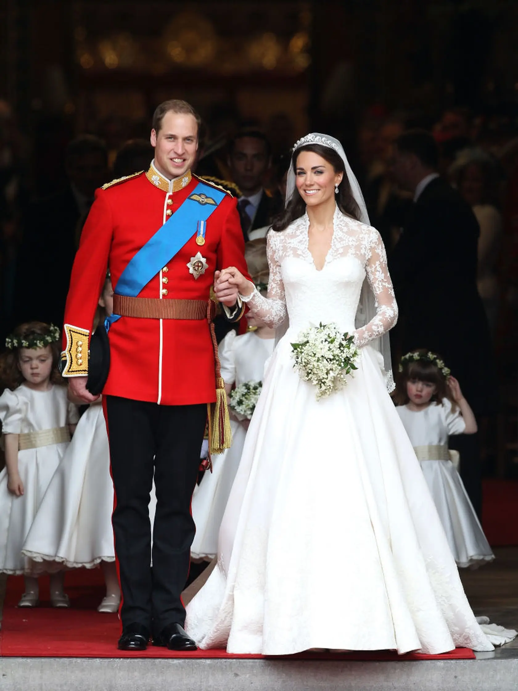 Princ William a princezná Kate sa zoznámili v roku 2001. Dlho očakávaná svadba páru sa konala 29. apríla 2011 vo Westminsterskom opátstve v Londýne.