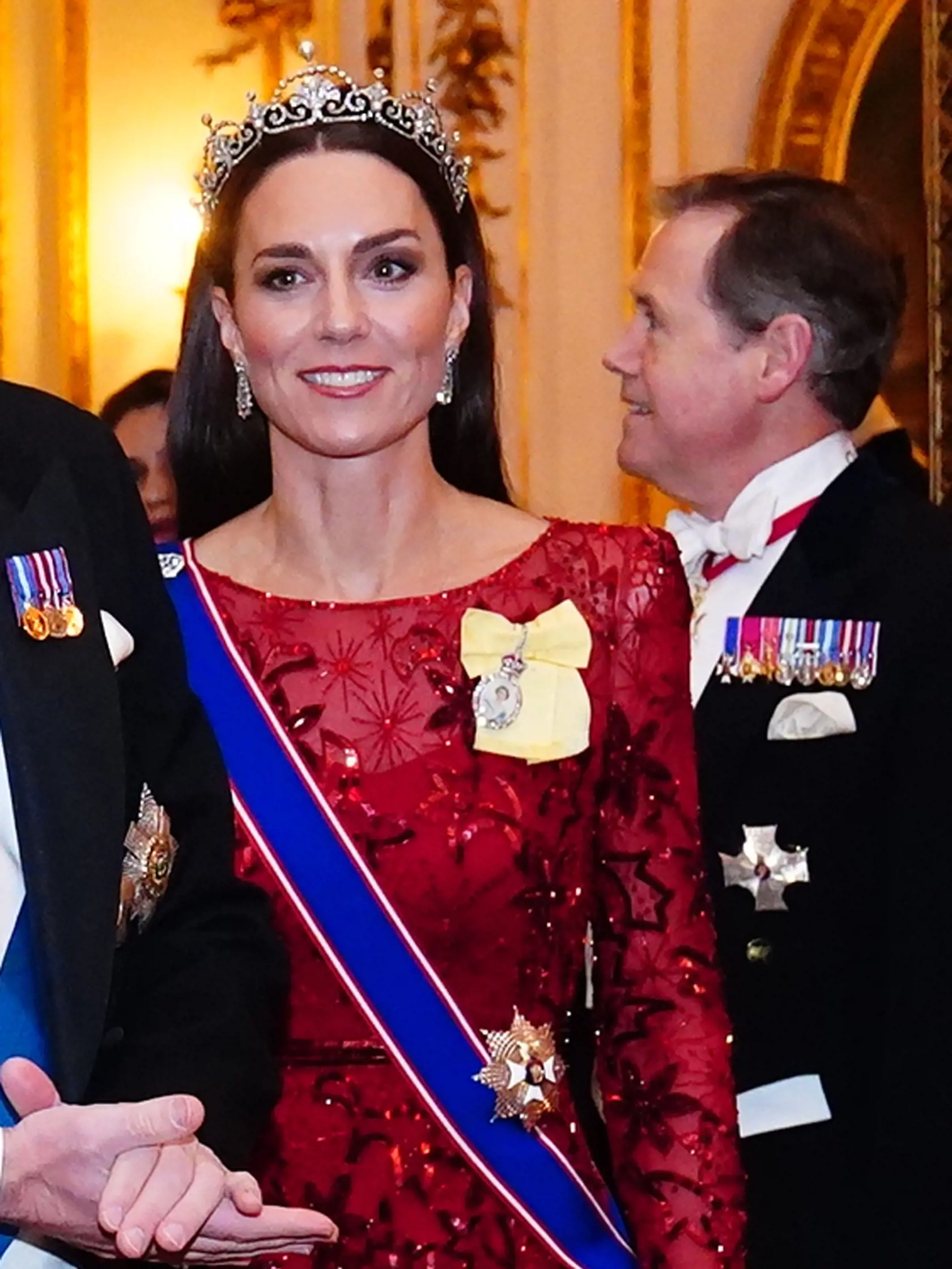 King Charles III And Camilla, Queen Consort Host A Reception For Members Of The Diplomatic Corps