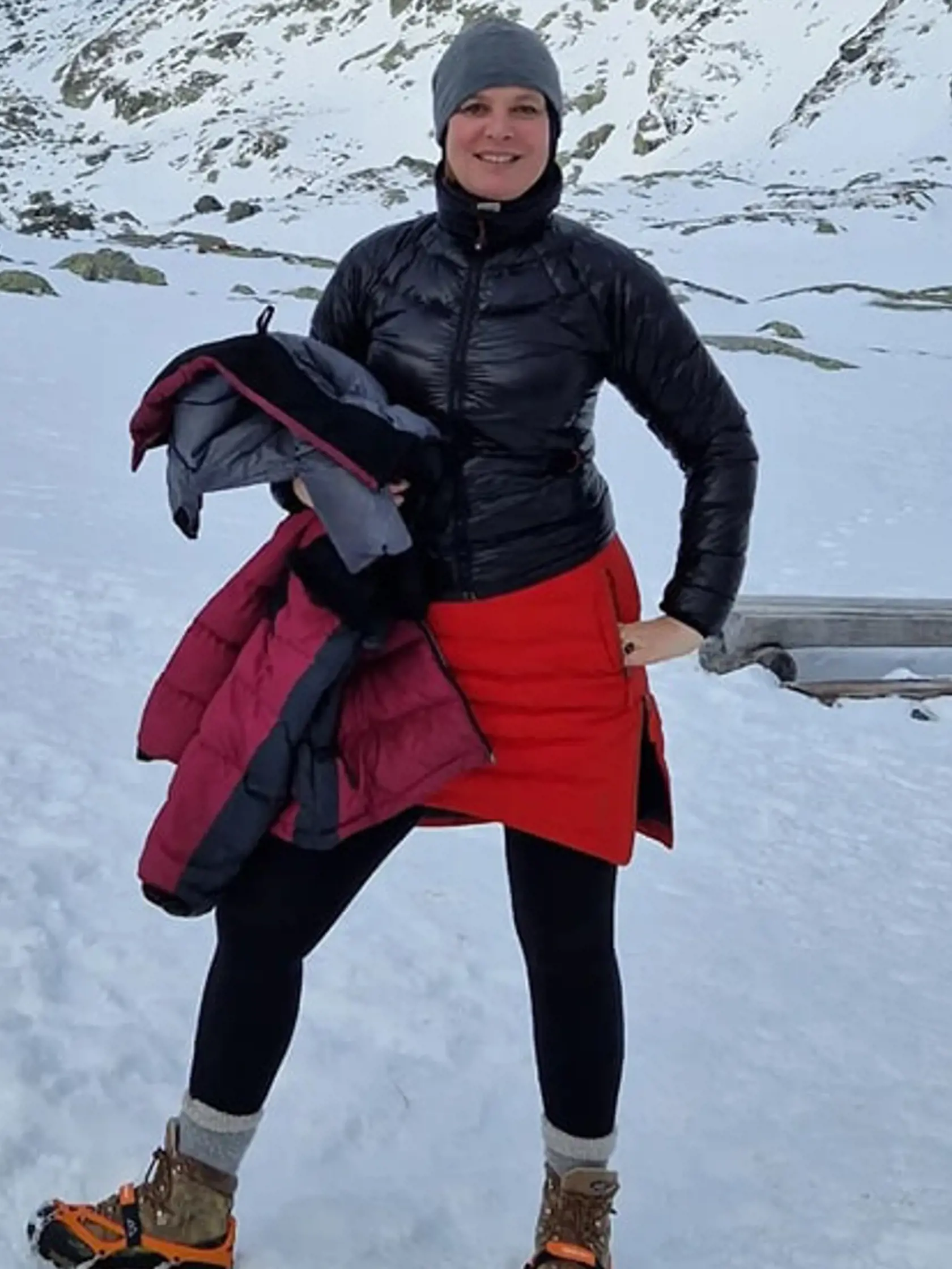 "Záver roka tam, kde to mám najradšej - v našich horách 🤍 Krásneho Silvestra vám prajem!" napísala vicepremiérka Veronika Remišová.