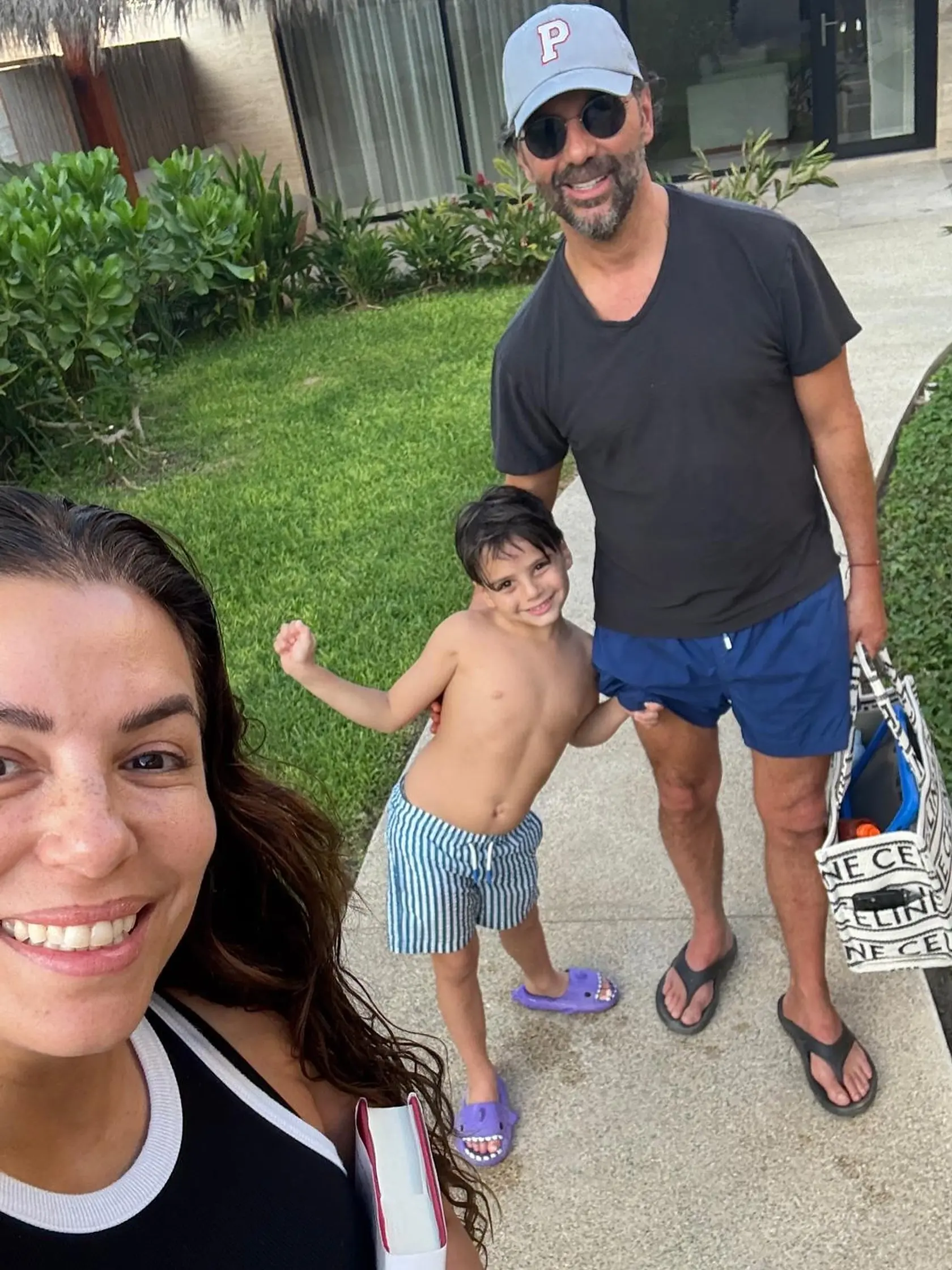 Eva Longoria s manželom a synčekom trávia veľa času v Marbelle.