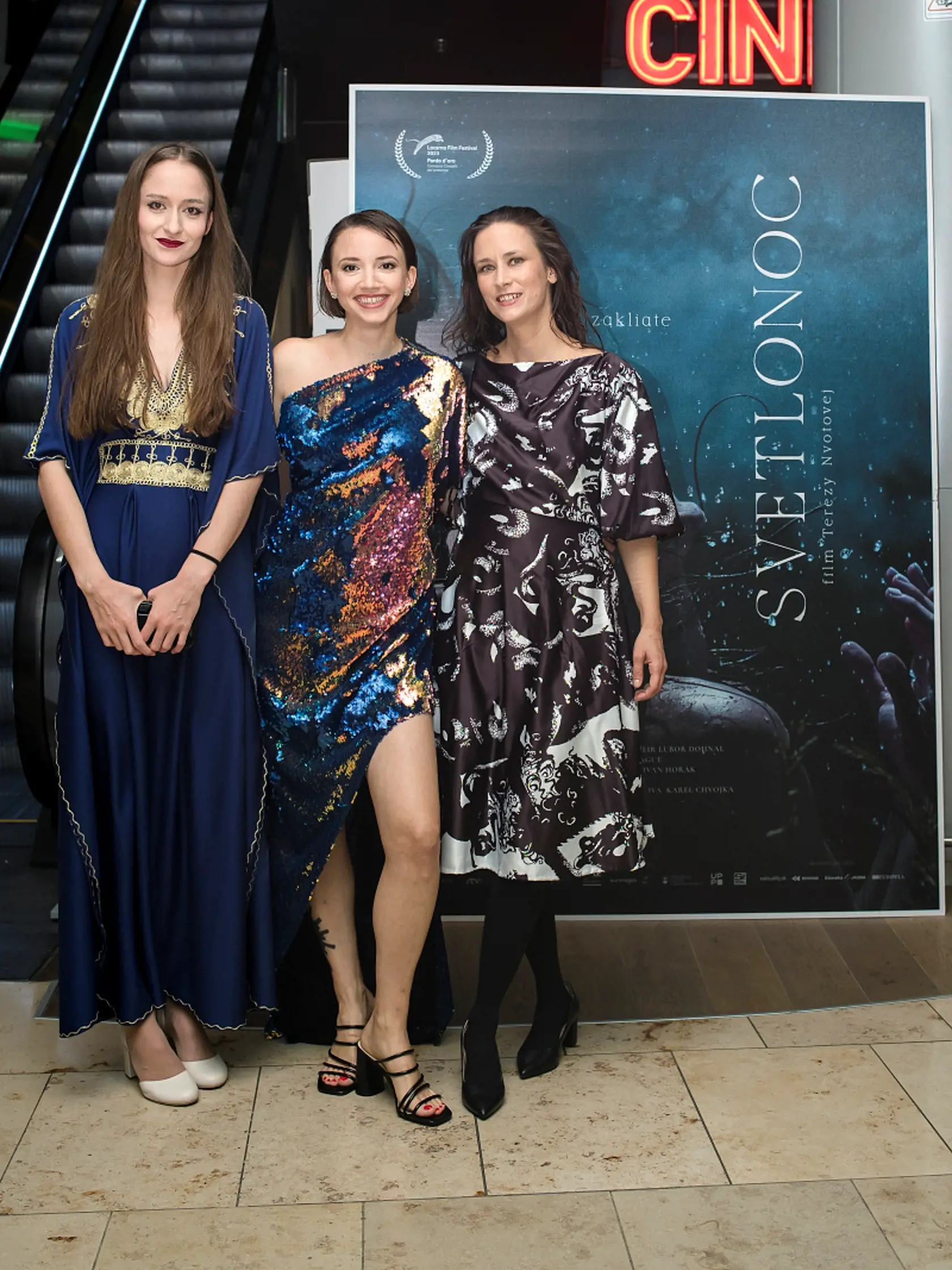 Eva Mores, Tereza Nvotová a Barbora Námerová, scenáristka filmu