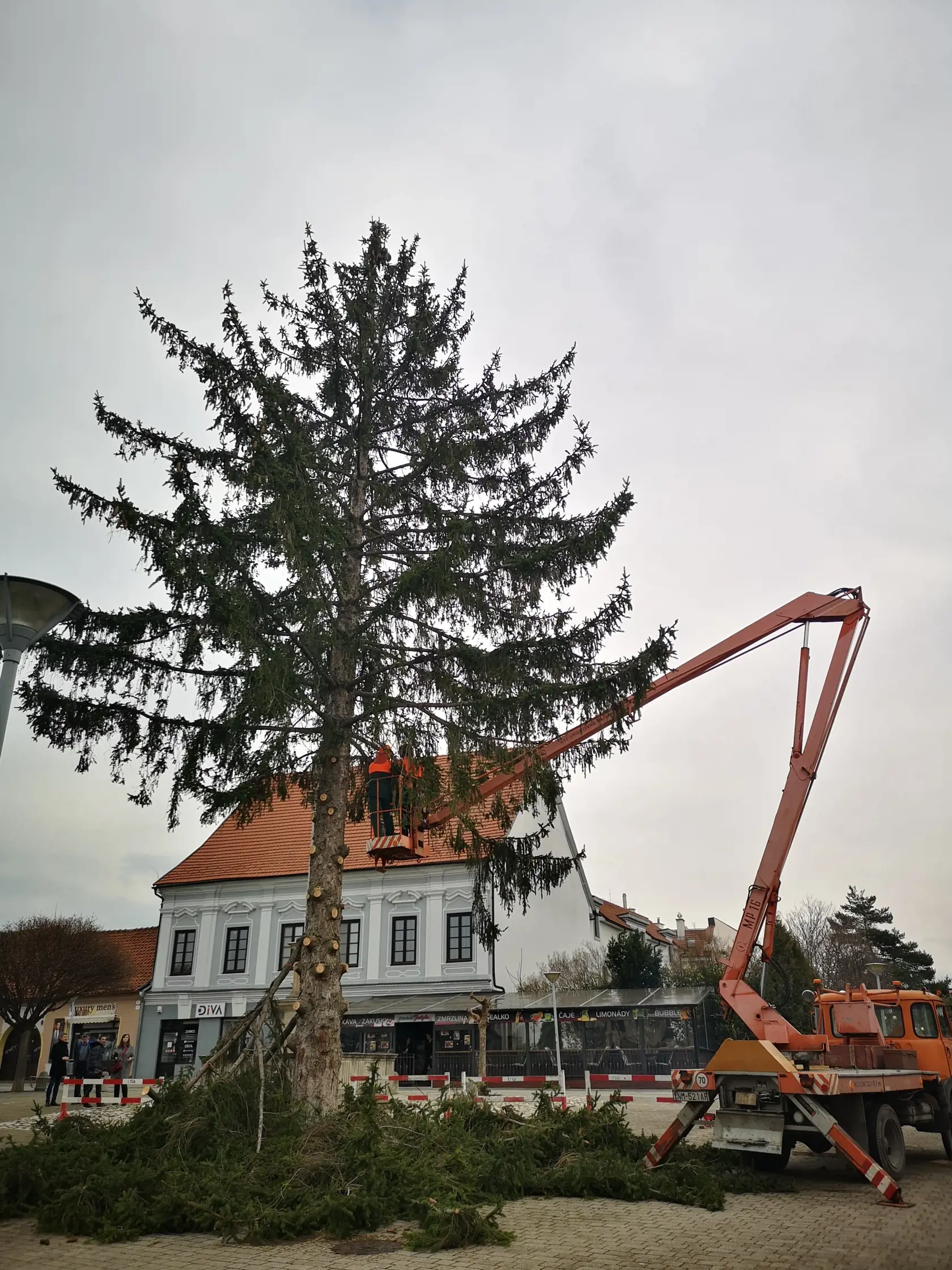 Ľudia veria, že už koncom tohto roka bude na námestí vyzdobený nový vianočný strom, ktorý nahradí smrek.