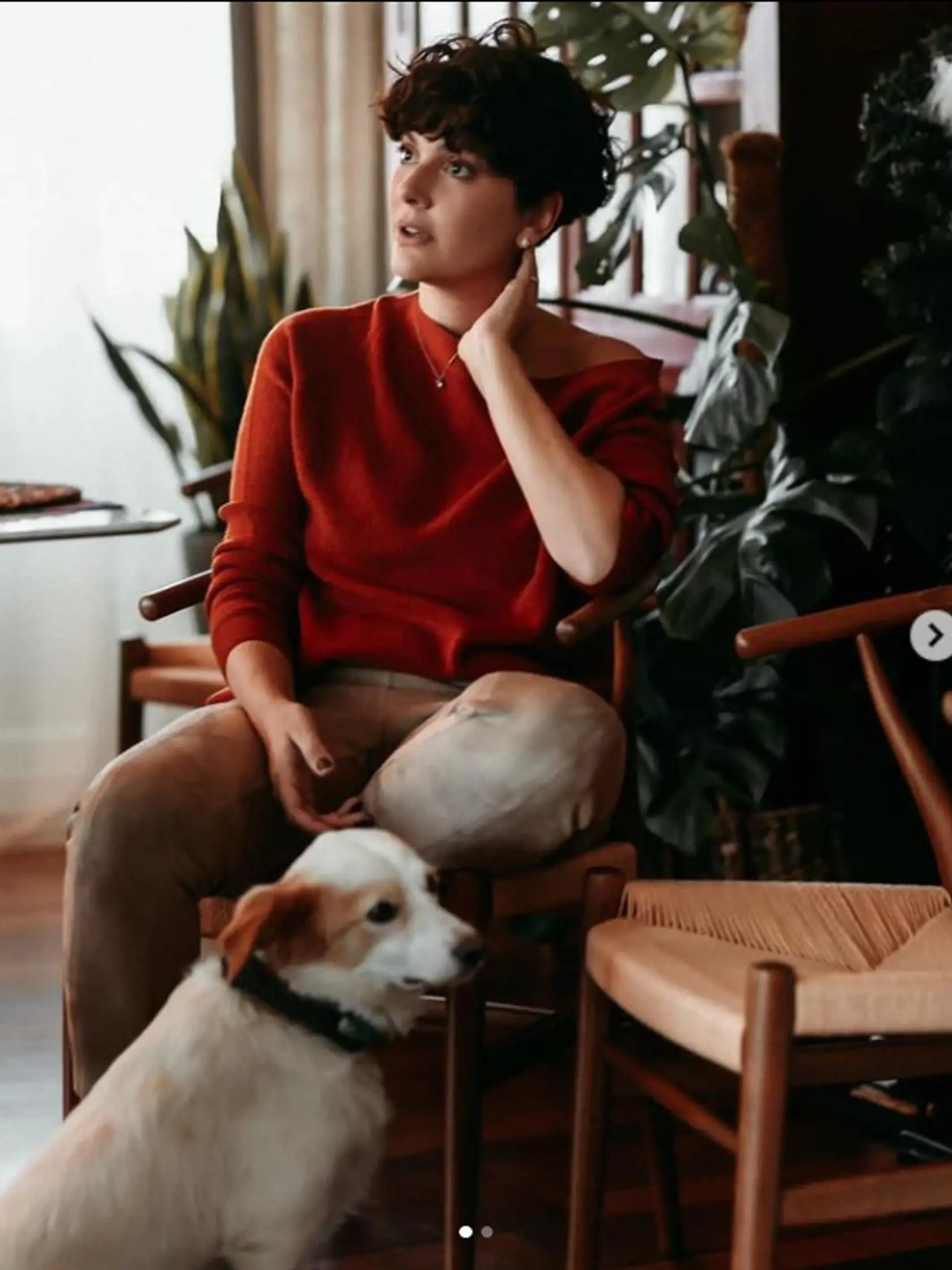 Šeherezáda nosí kratší účes, ale veľmi jej pristane. Mama dvoch synov žiari šťastím.