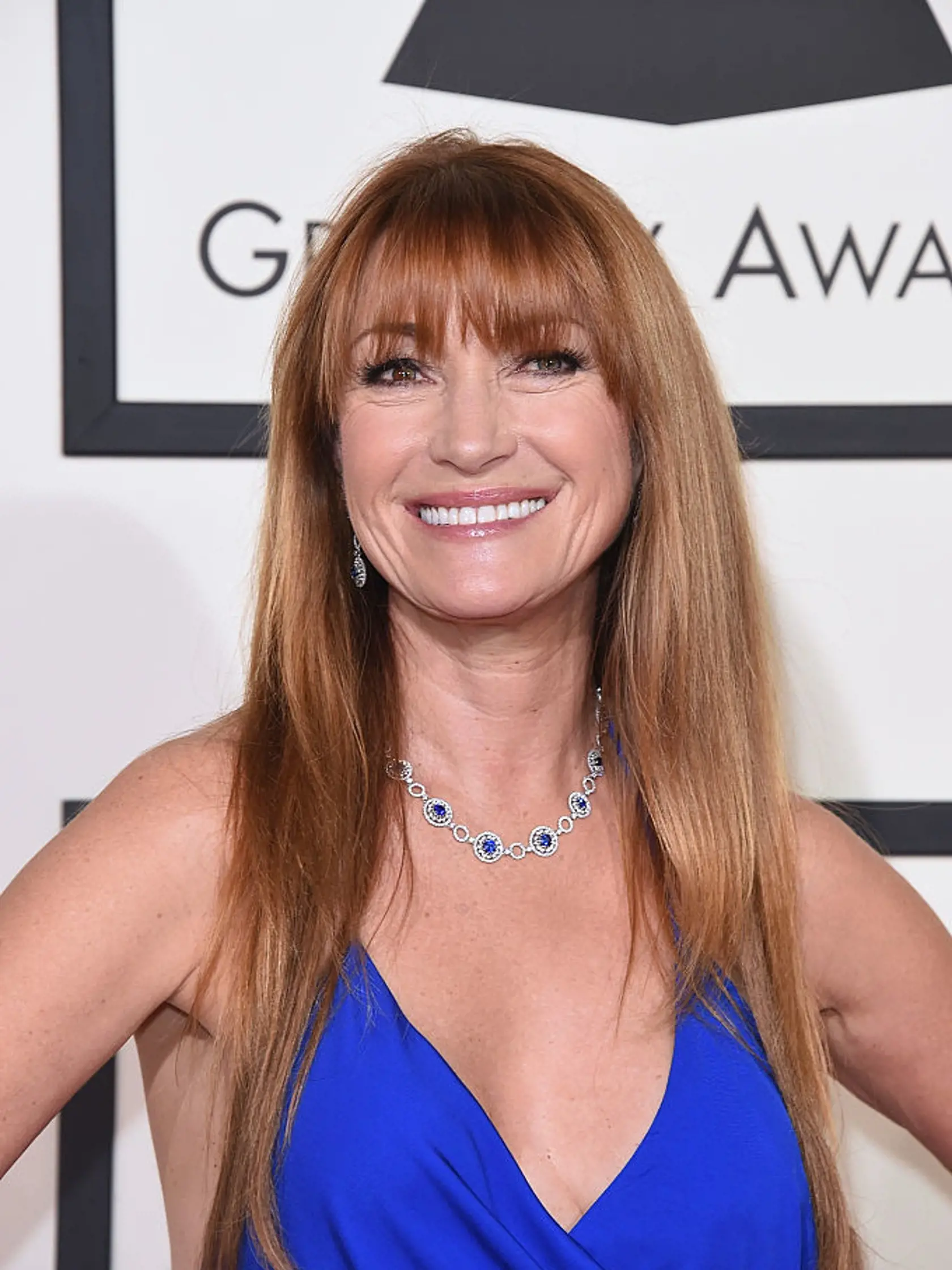 LOS ANGELES, CA - FEBRUARY 15:  Actress Jane Seymour attends The 58th GRAMMY Awards at Staples Center on February 15, 2016 in Los Angeles, California.  (Photo by Jason Merritt/Getty Images)
